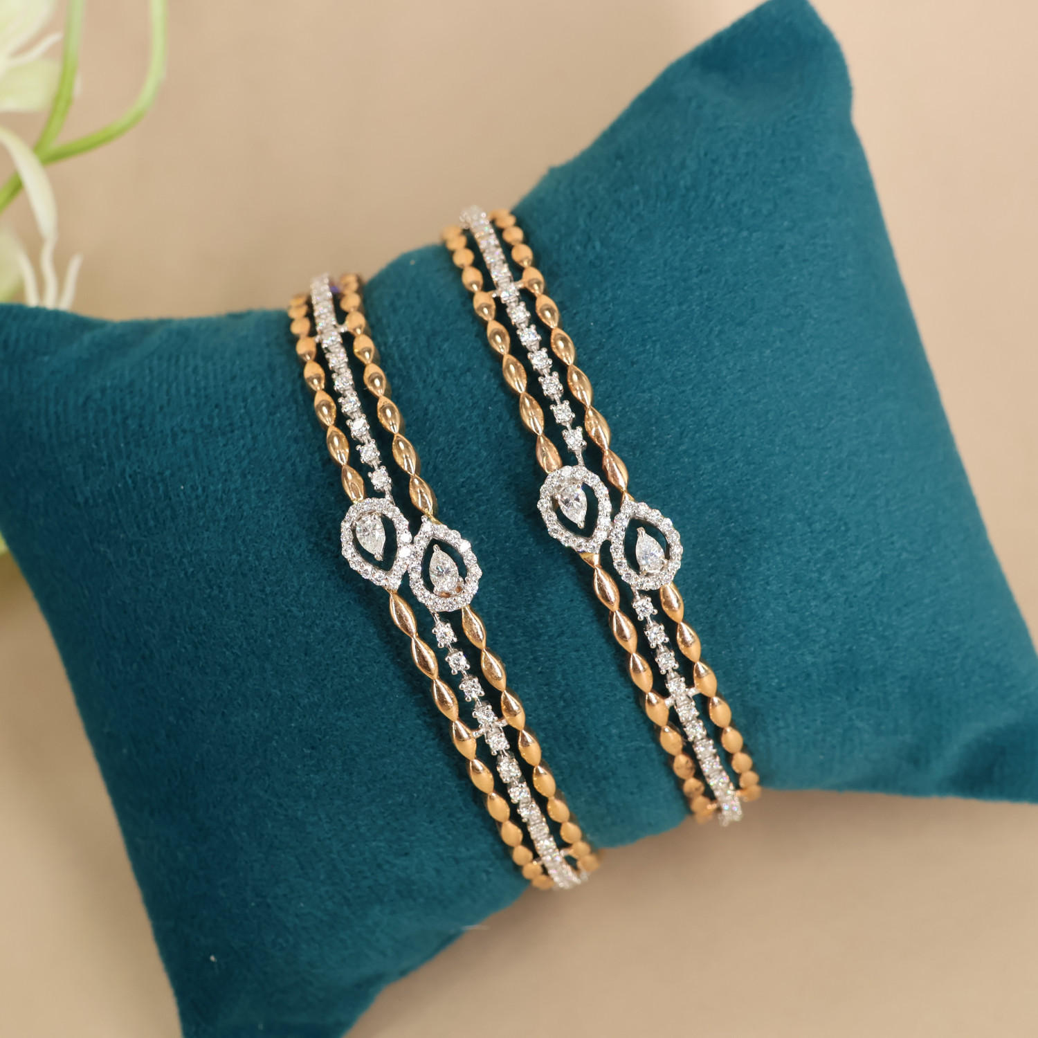 Real Diamond Bangles