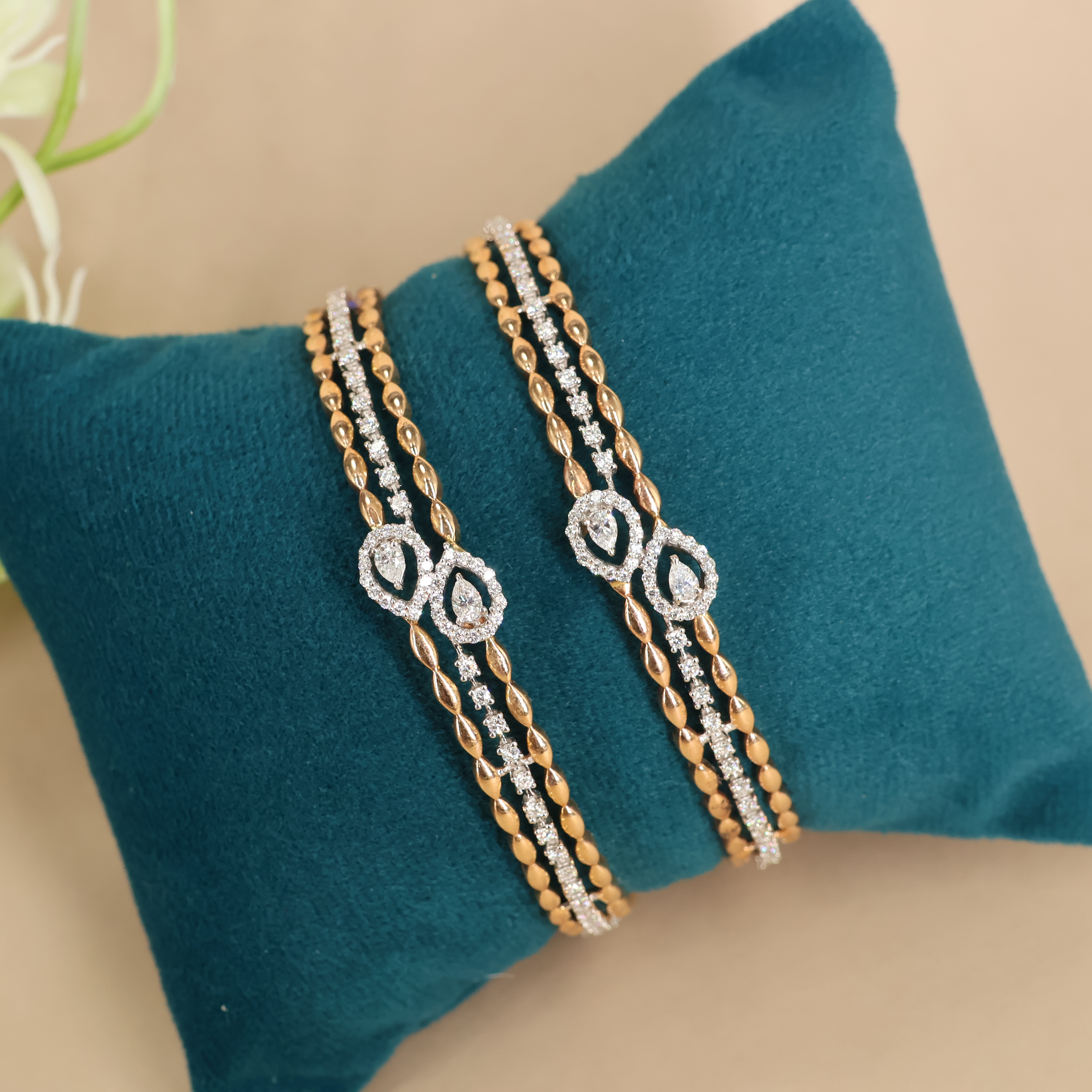 Real Diamond Bangles