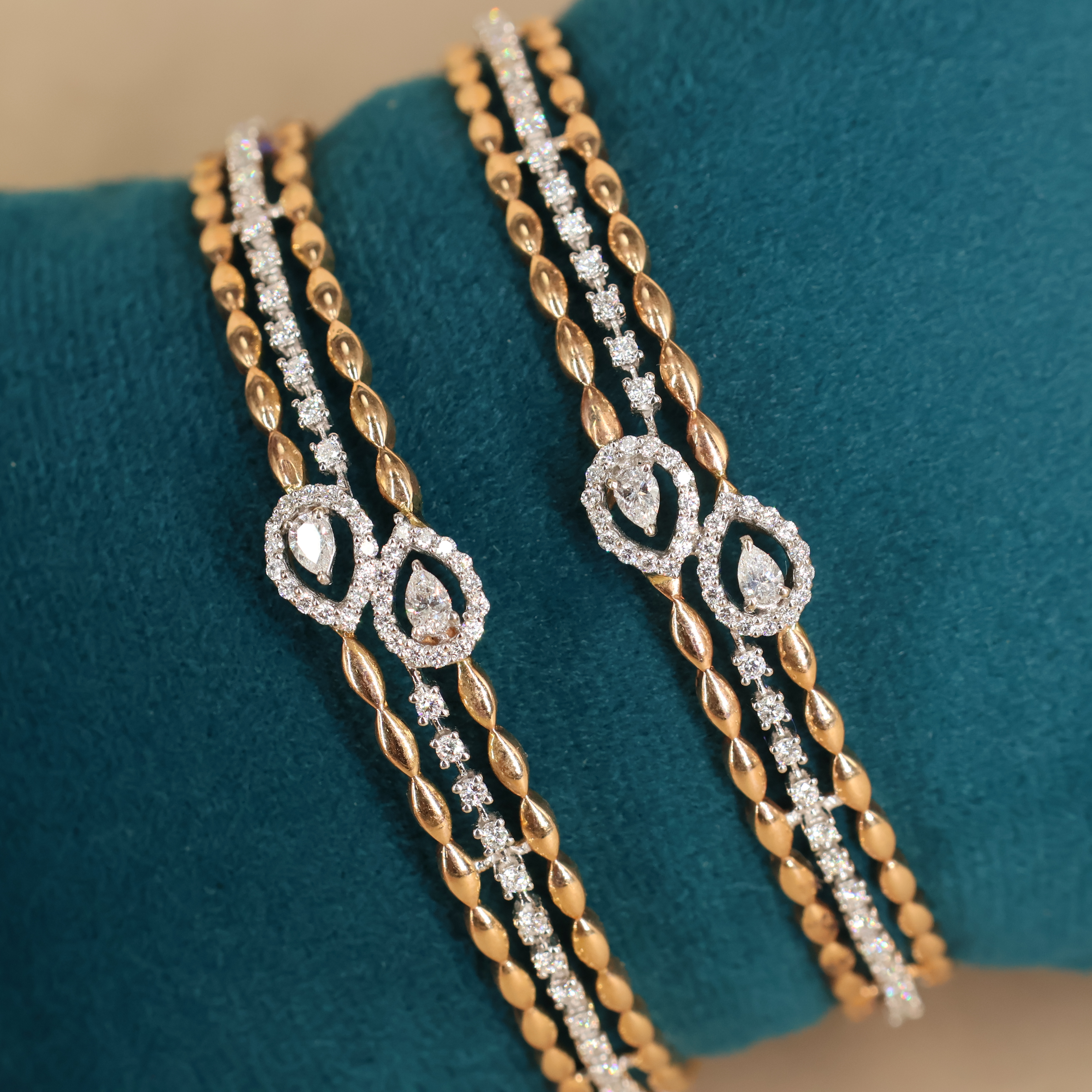 Real Diamond Bangles