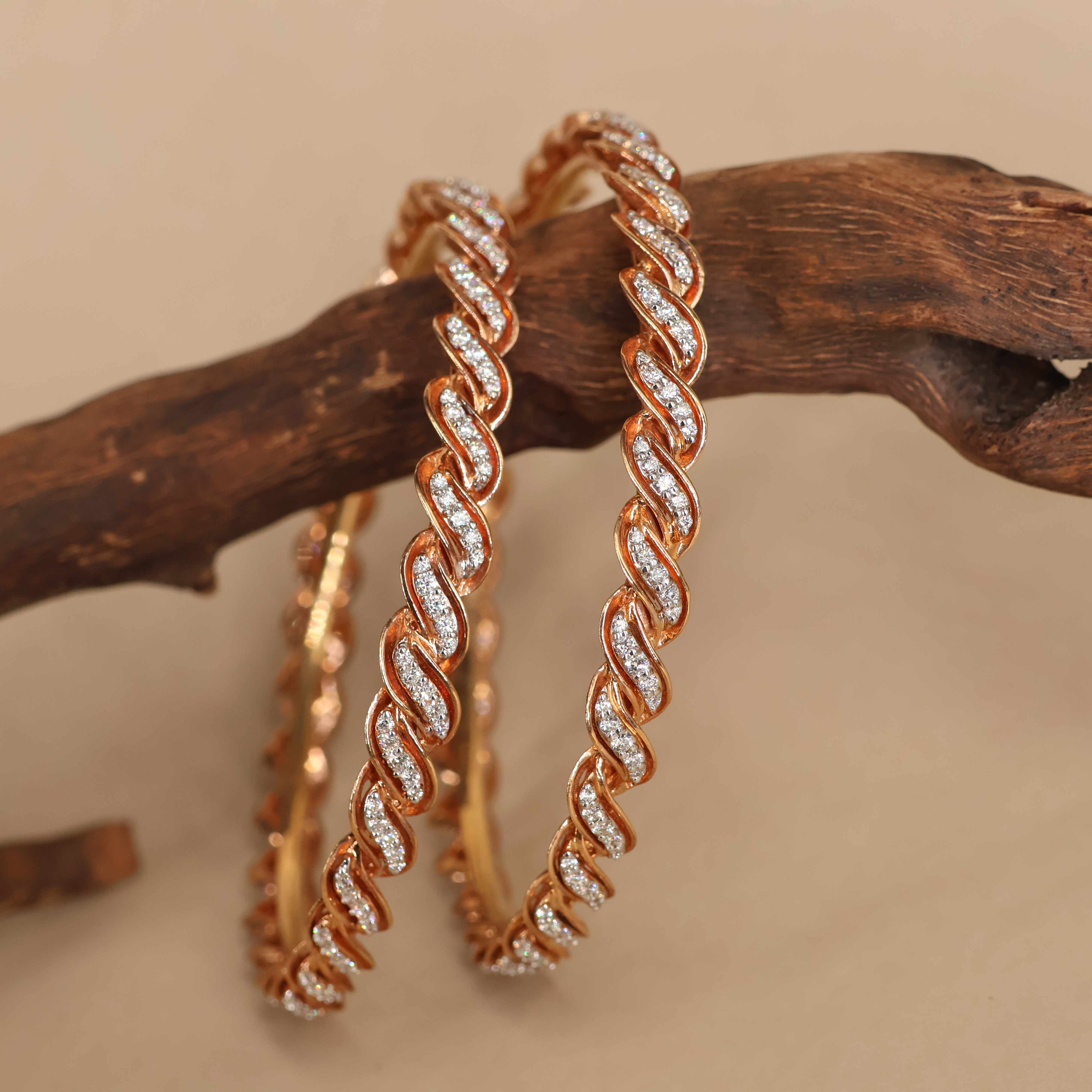 Real Diamond Bangles