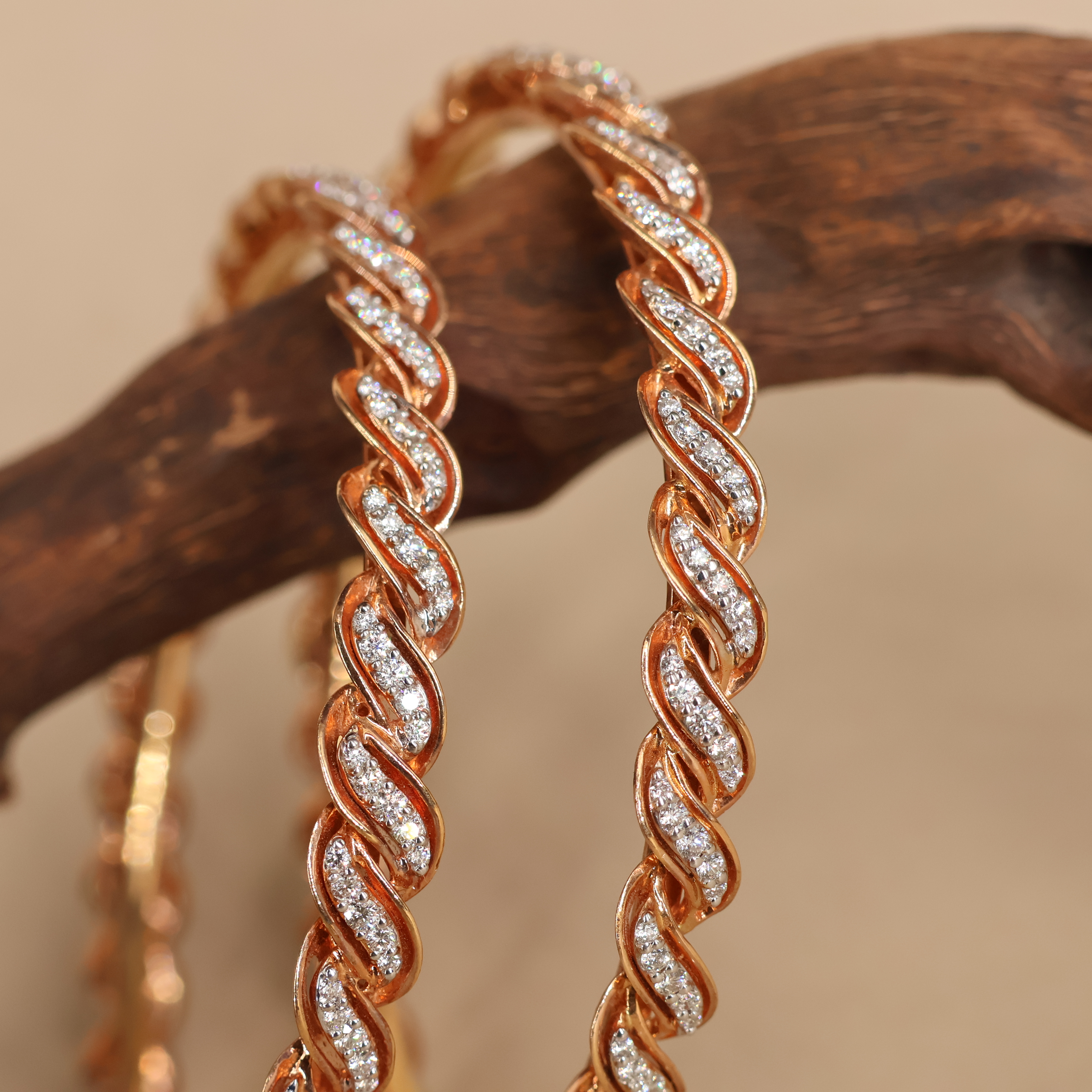 Real Diamond Bangles