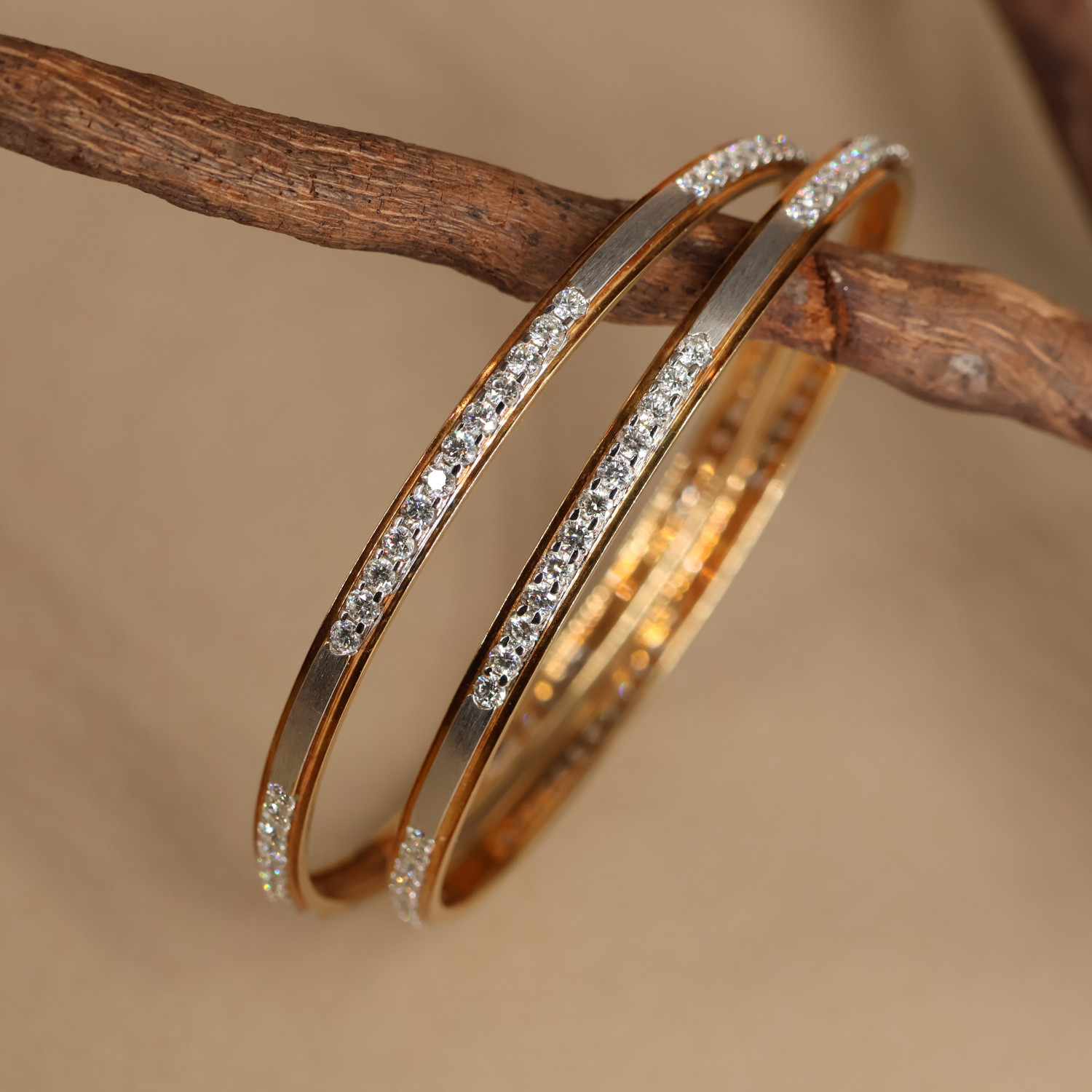 Real Diamond Bangles