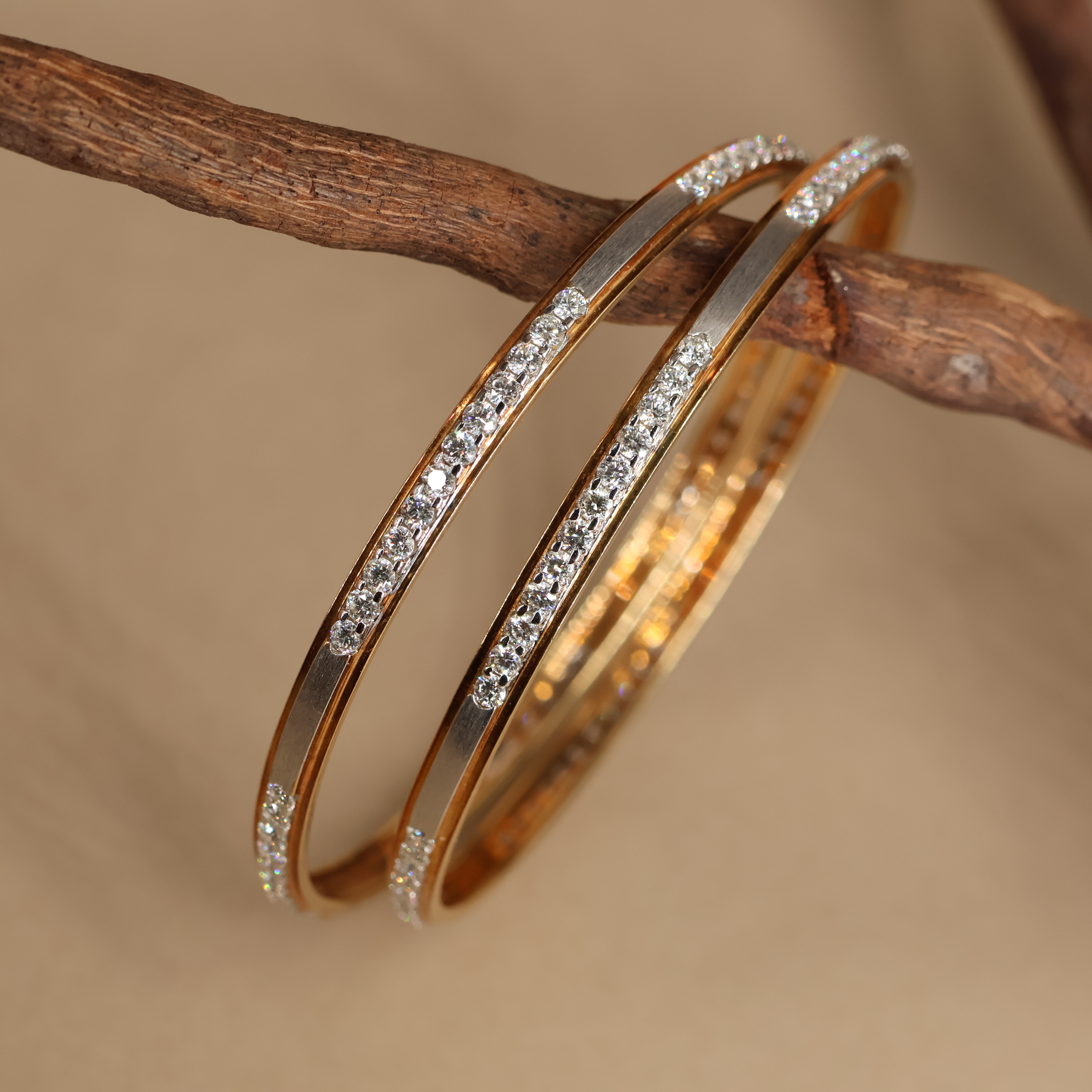 Real Diamond Bangles