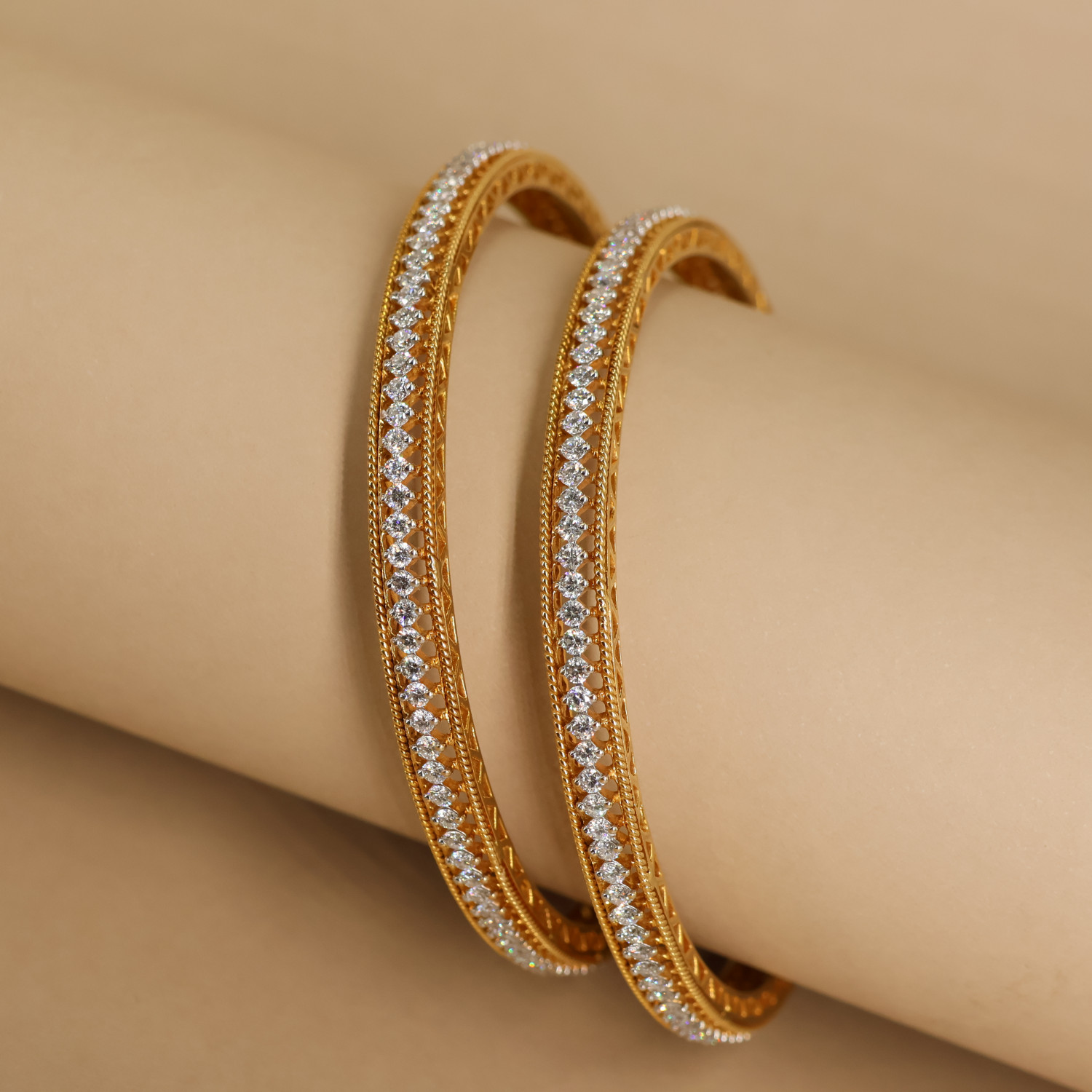 Real Diamond Bangles