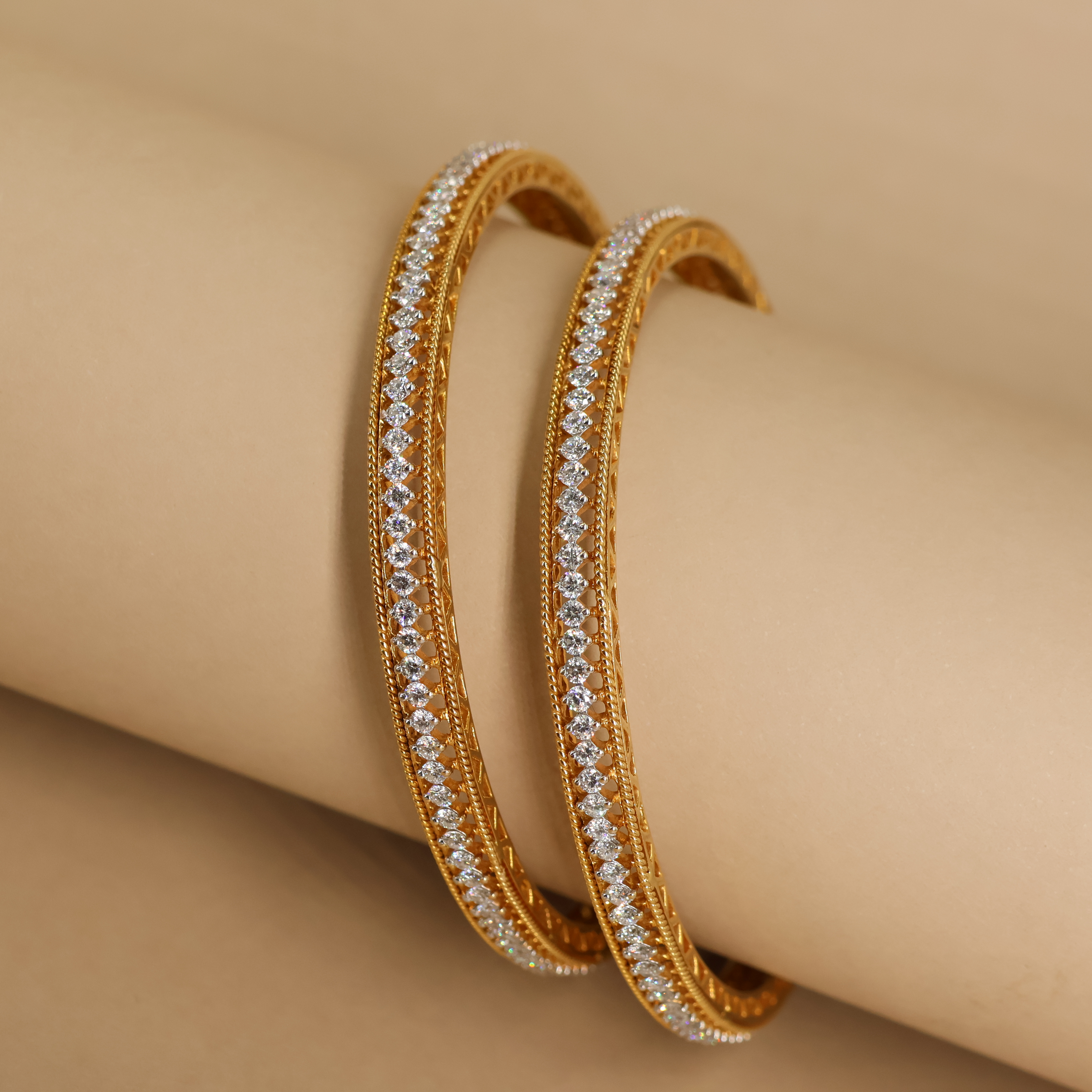 Real Diamond Bangles