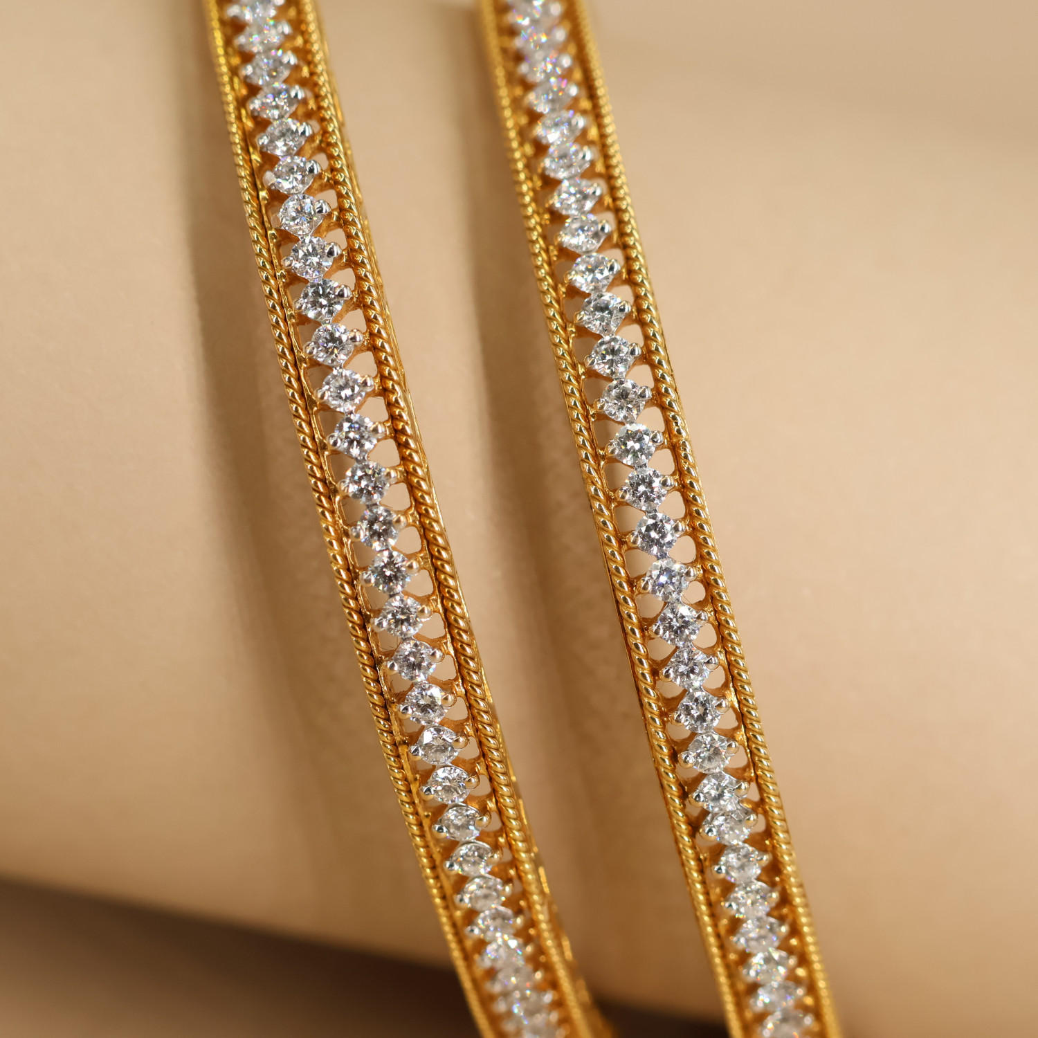 Real Diamond Bangles