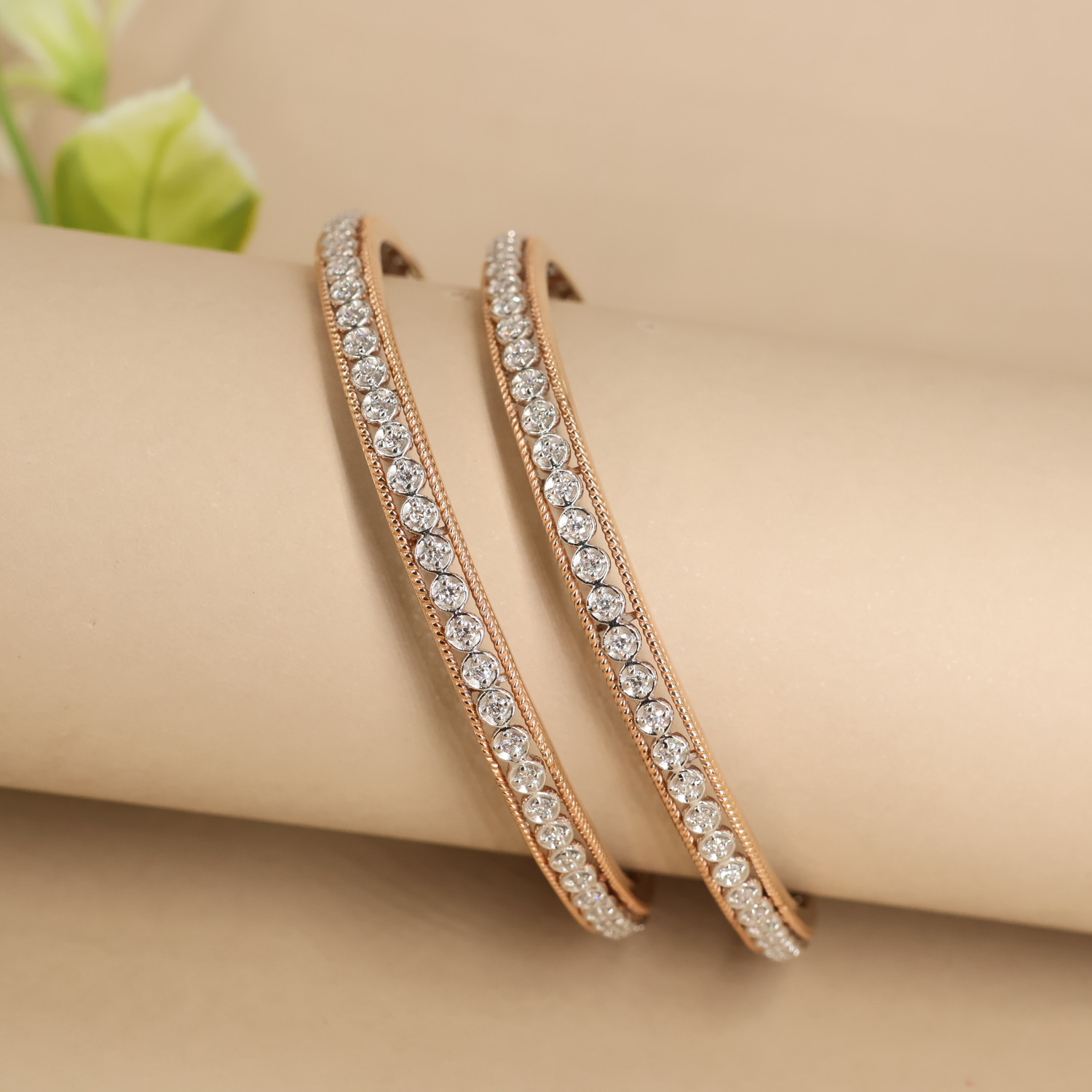 Real Diamond Bangles