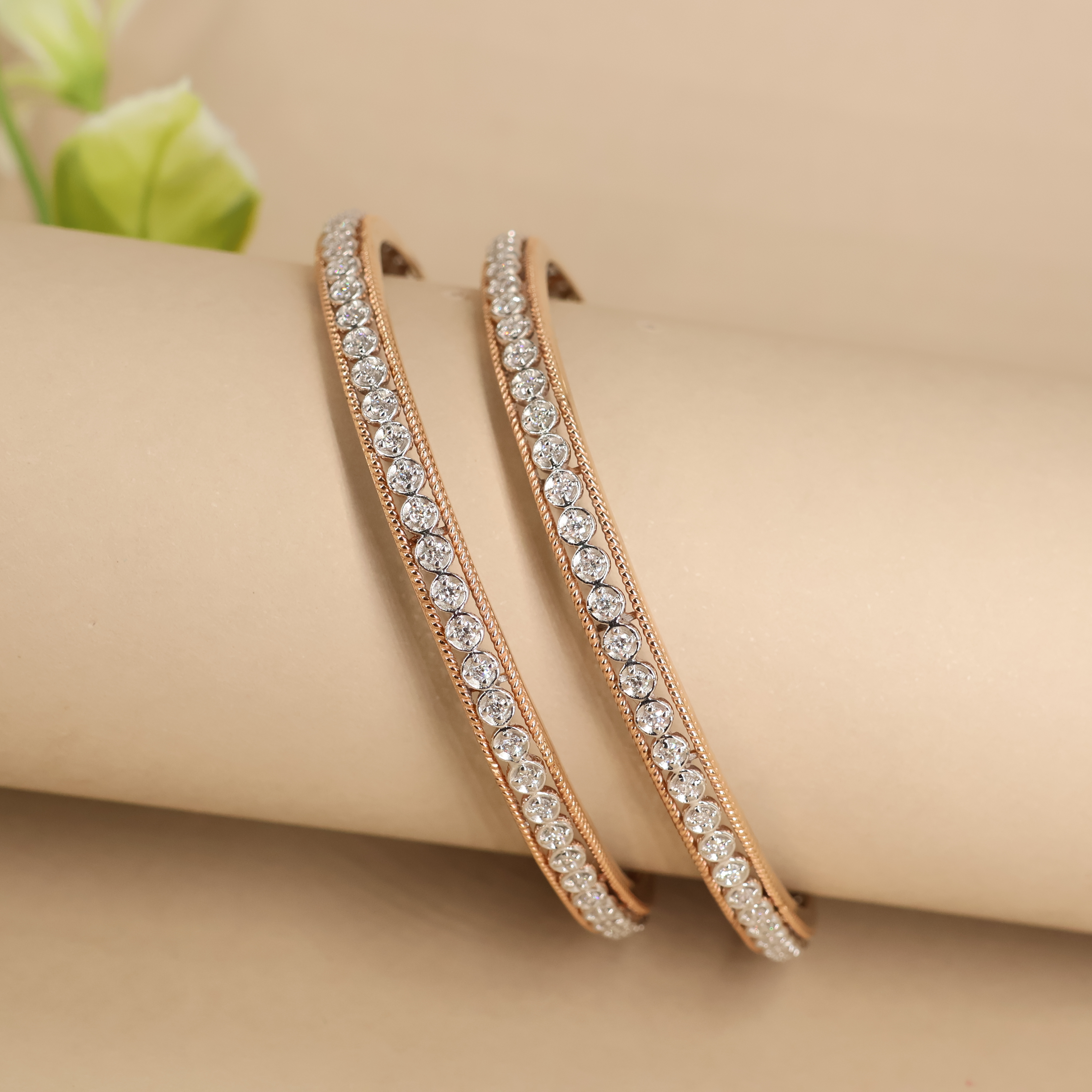 Real Diamond Bangles
