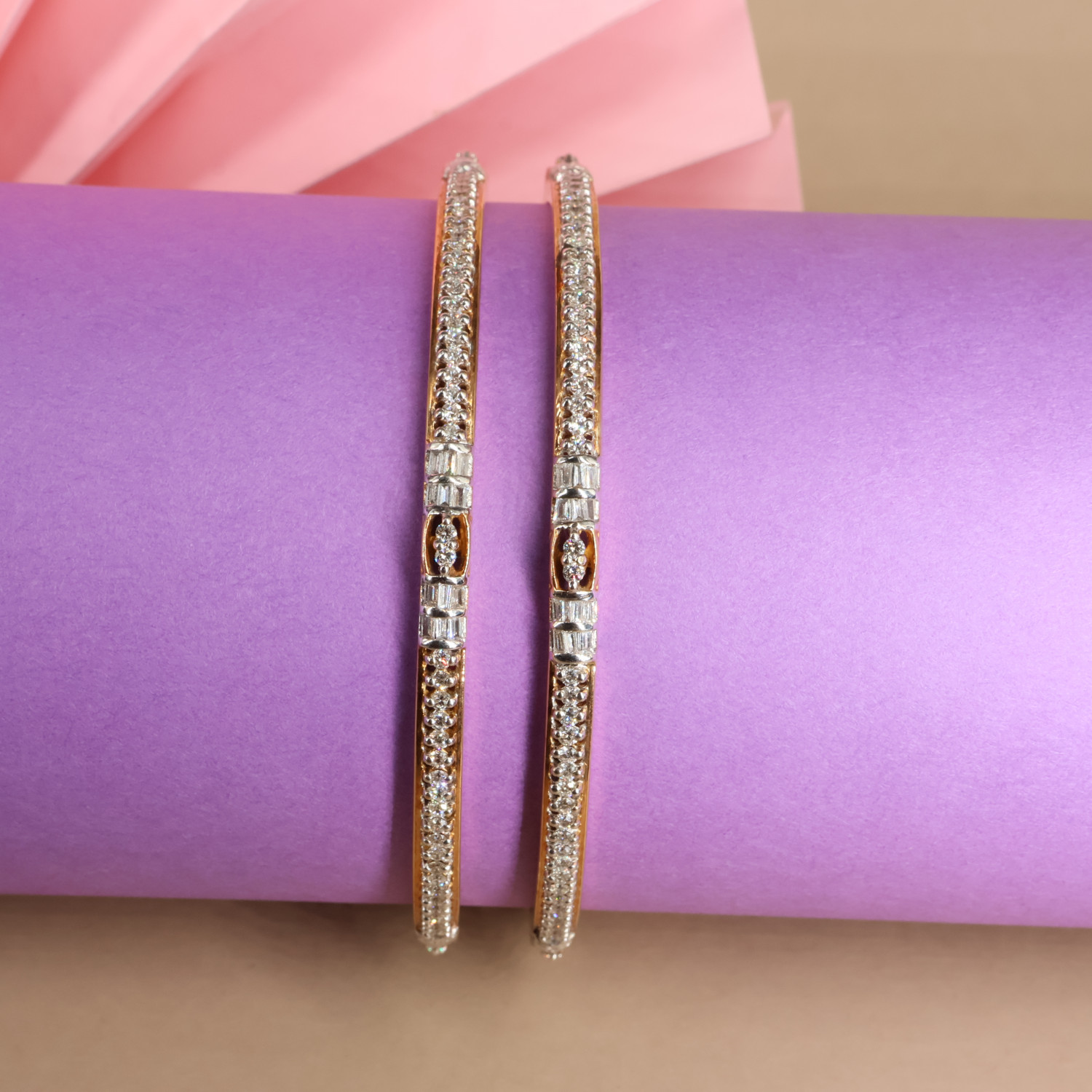 Real Diamond Bangles