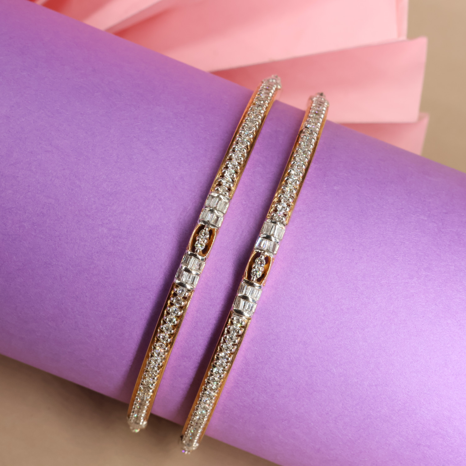 Real Diamond Bangles