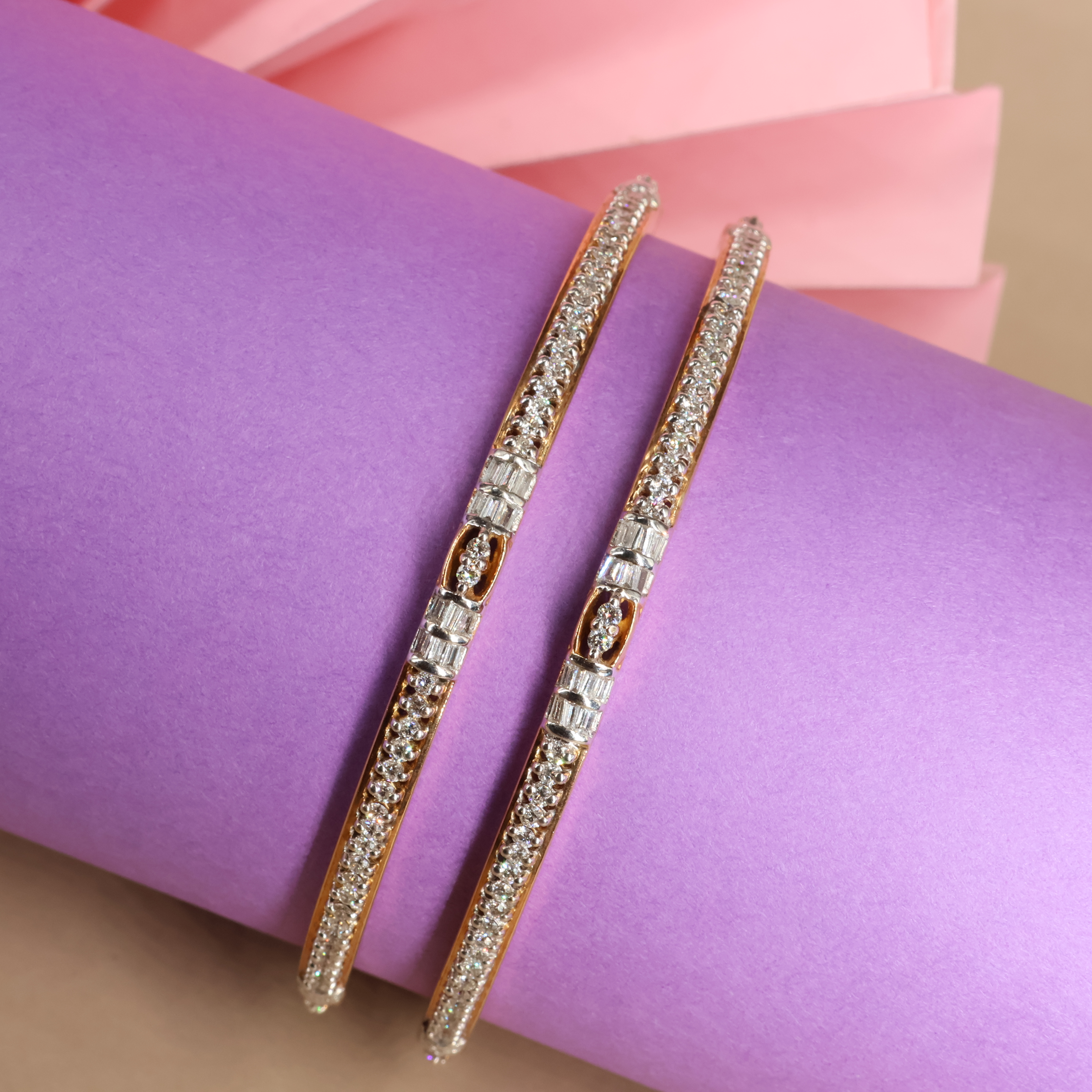 Real Diamond Bangles