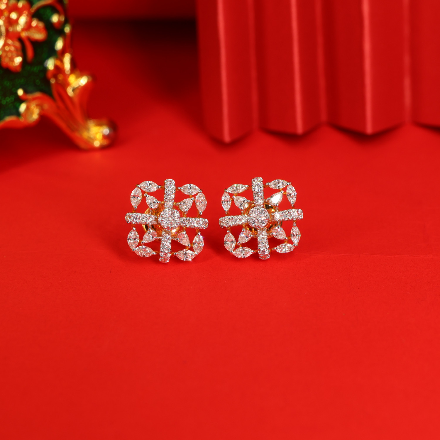 Real Diamond Earring 