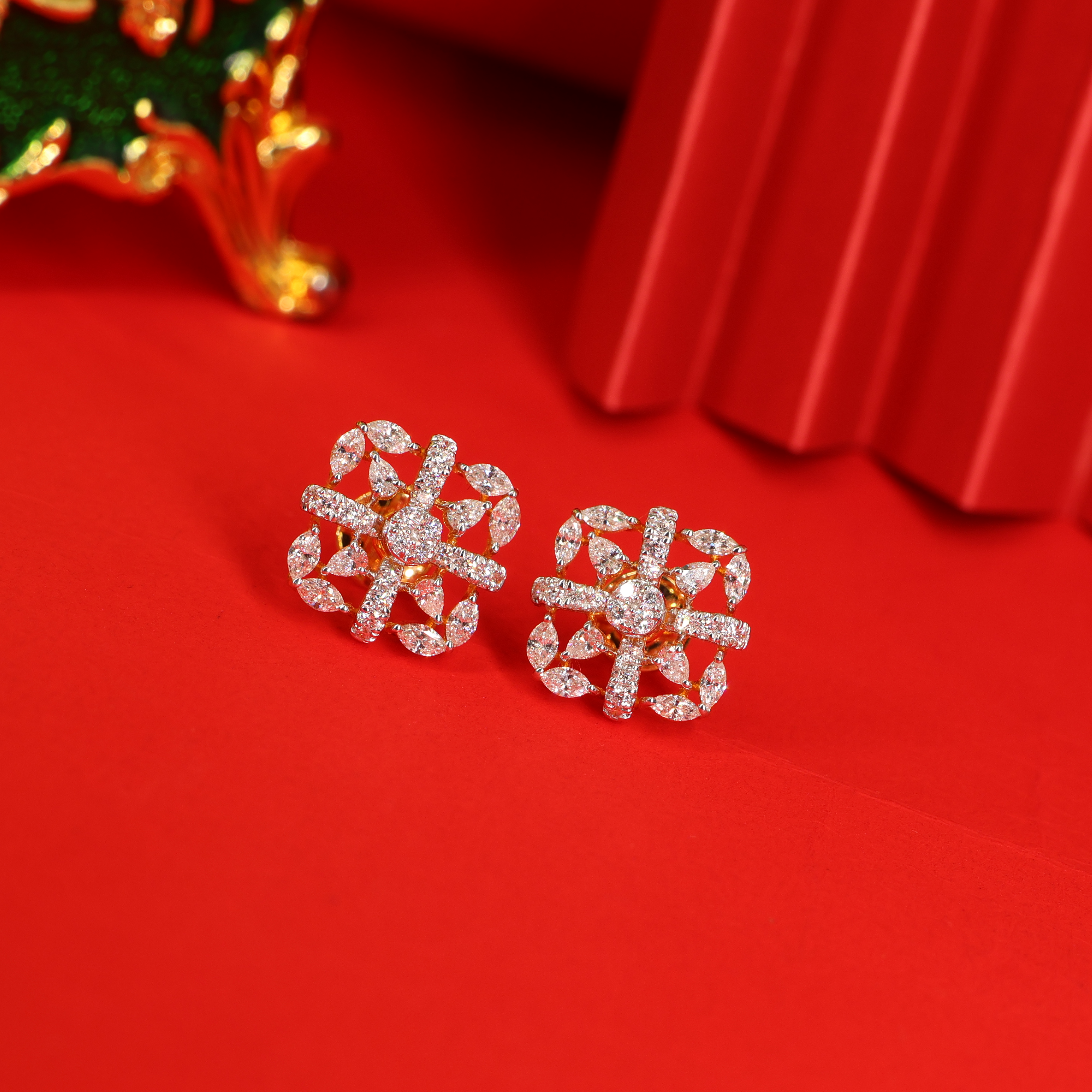 Real Diamond Earring 