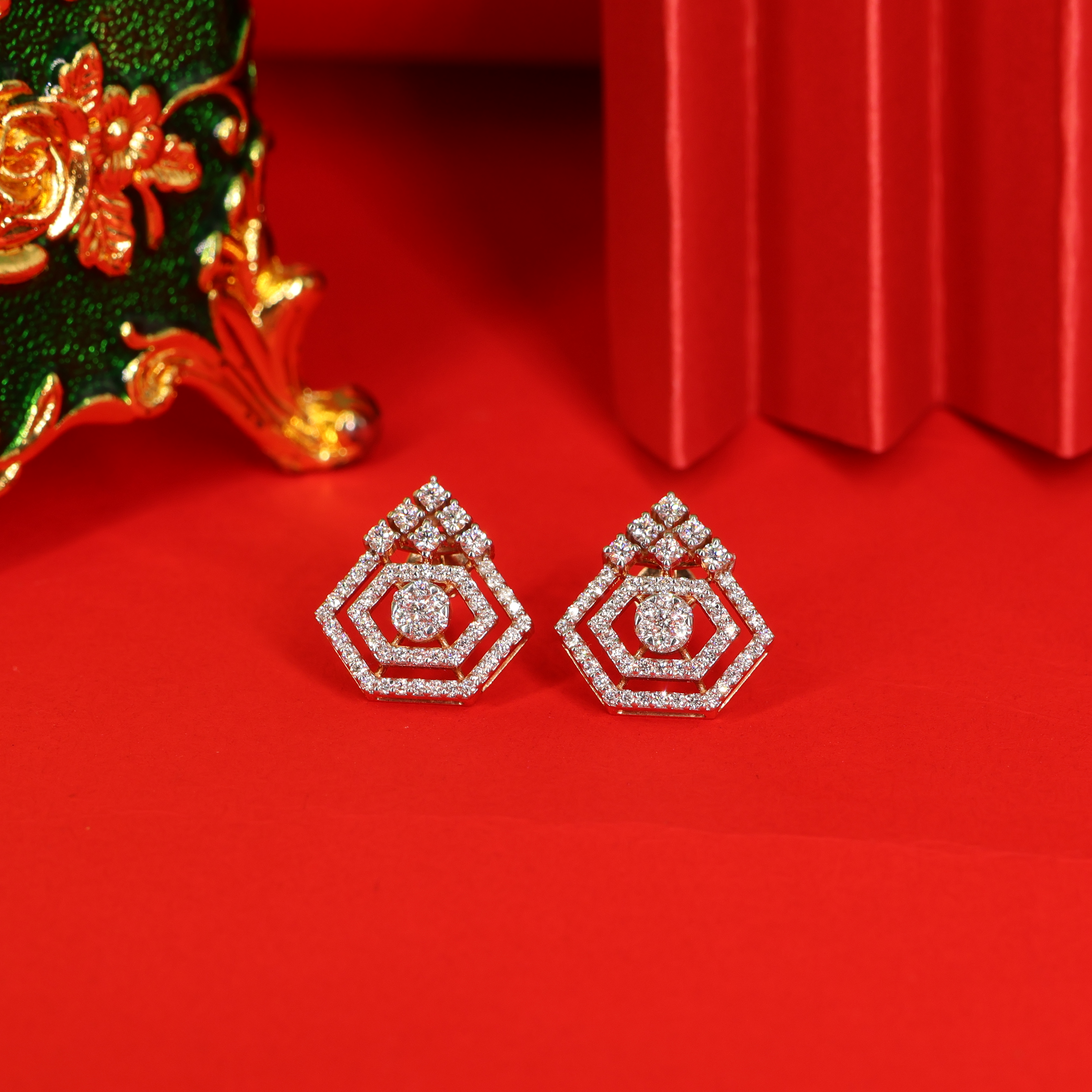 Real Diamond Earring 