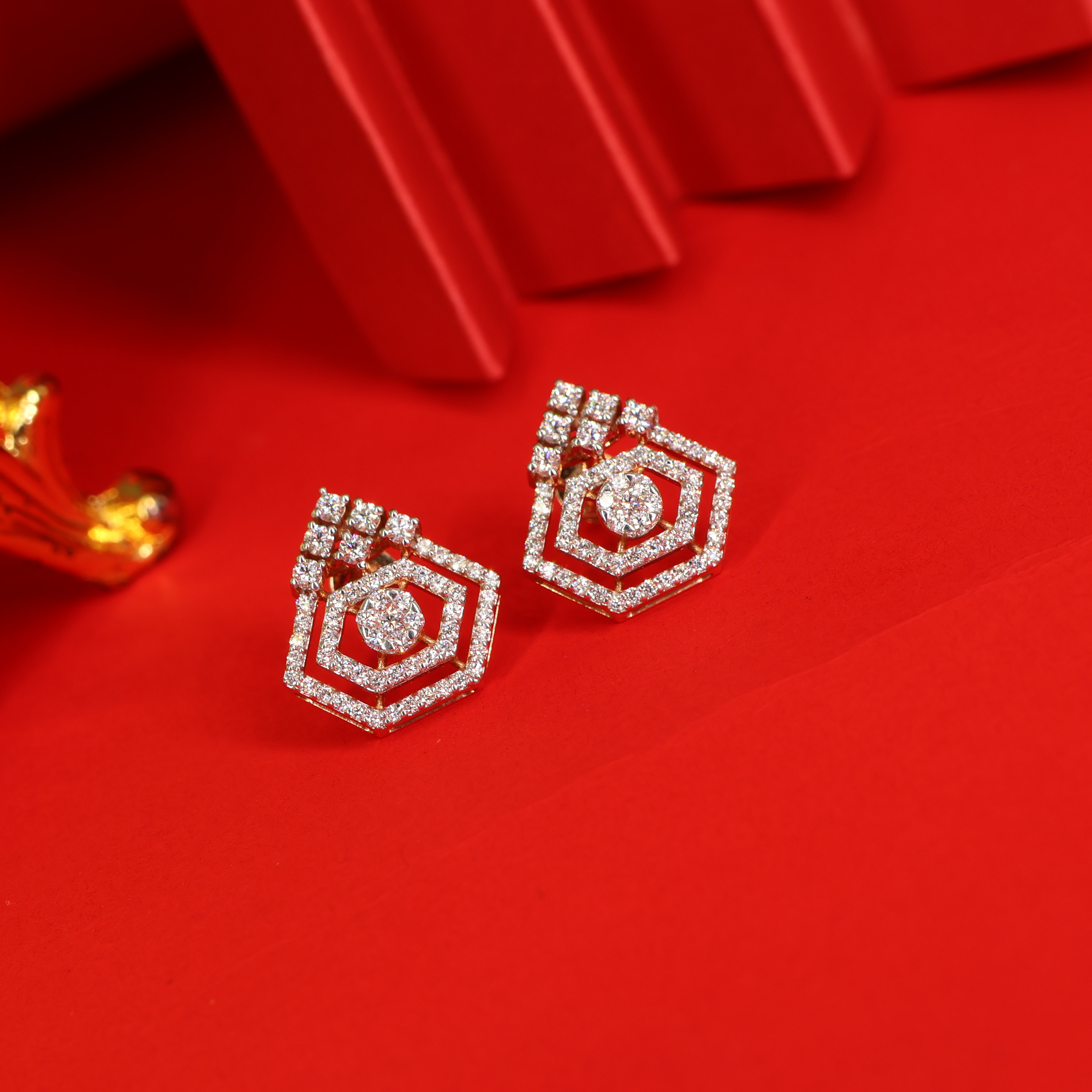 Real Diamond Earring 