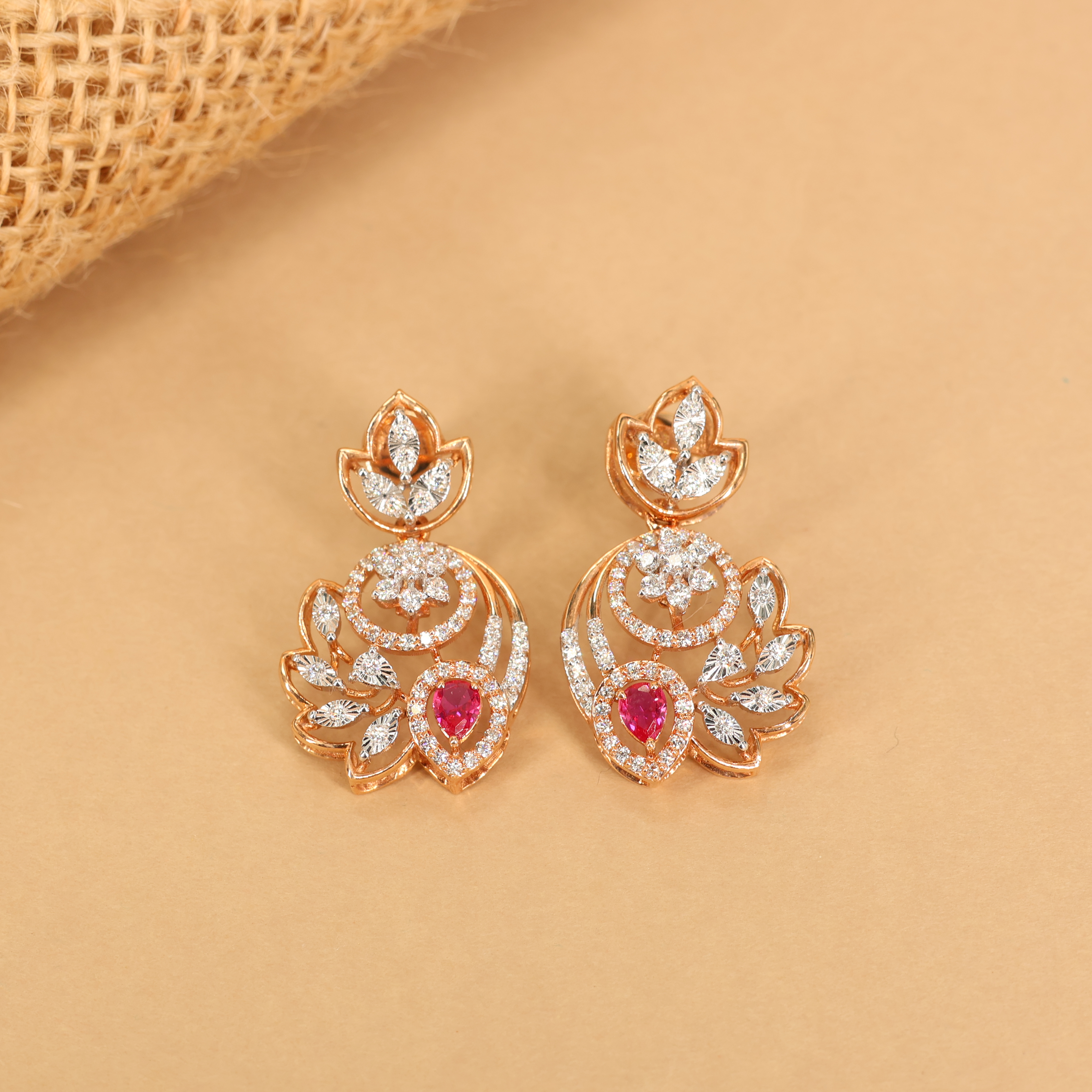 Real Diamond Earring 