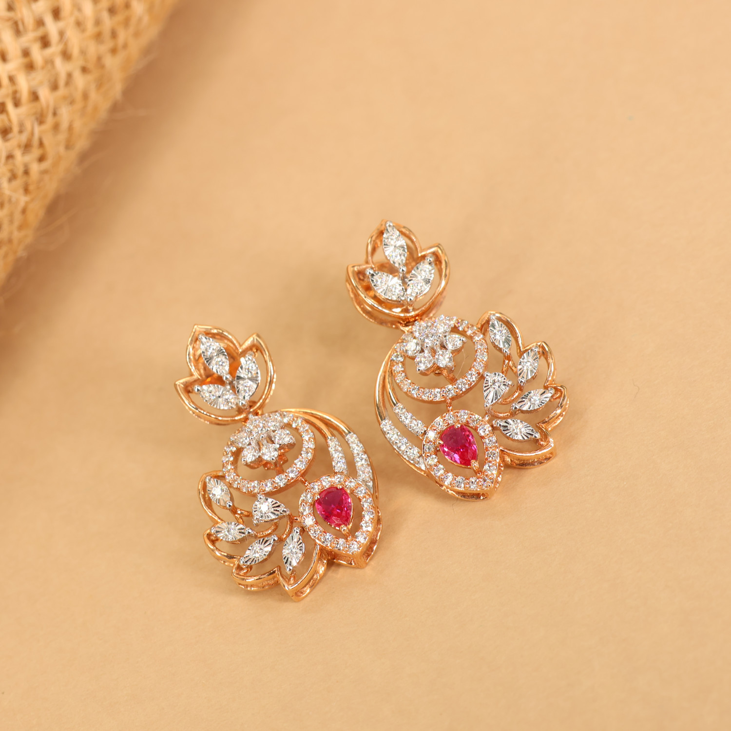 Real Diamond Earring 