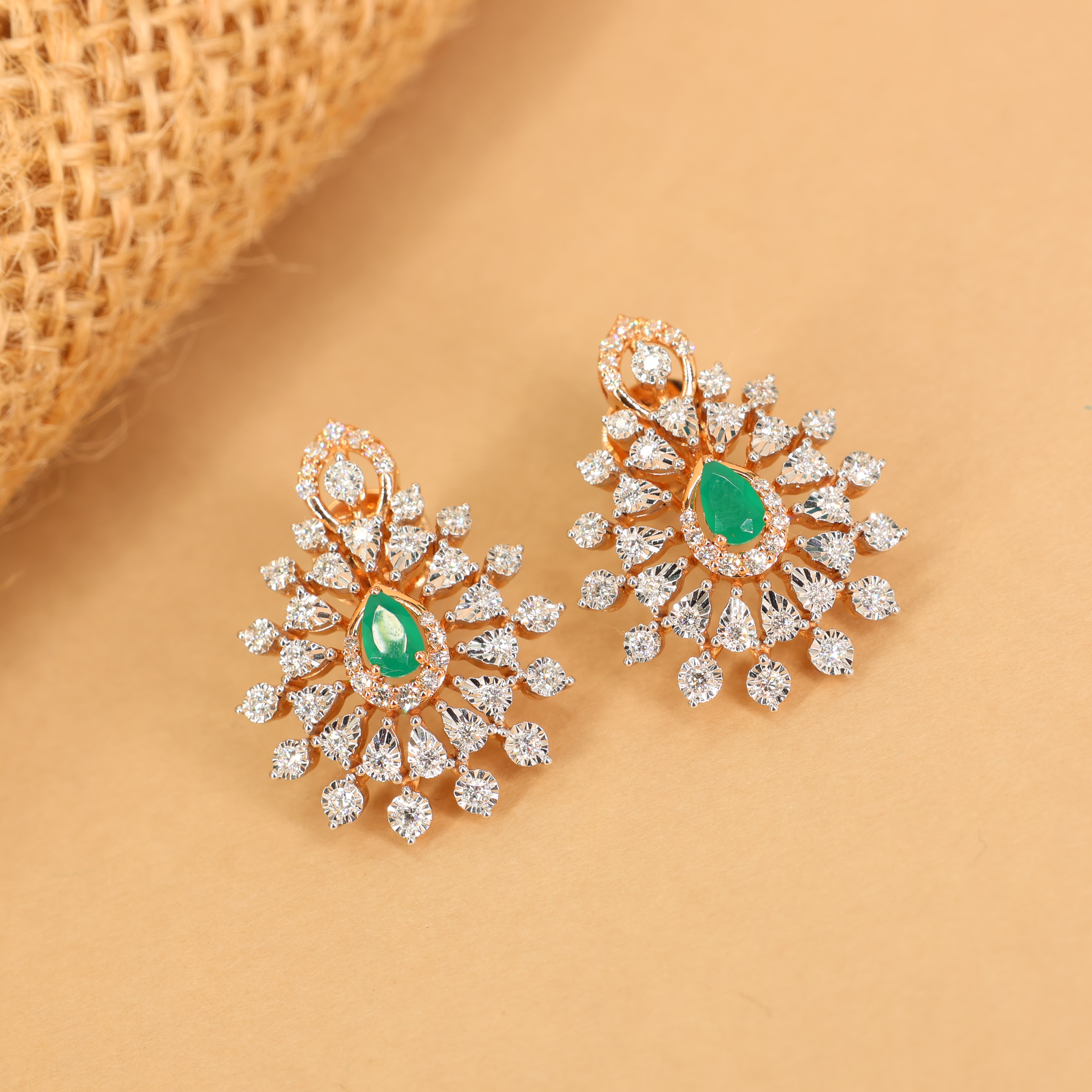 Real Diamond Earring 