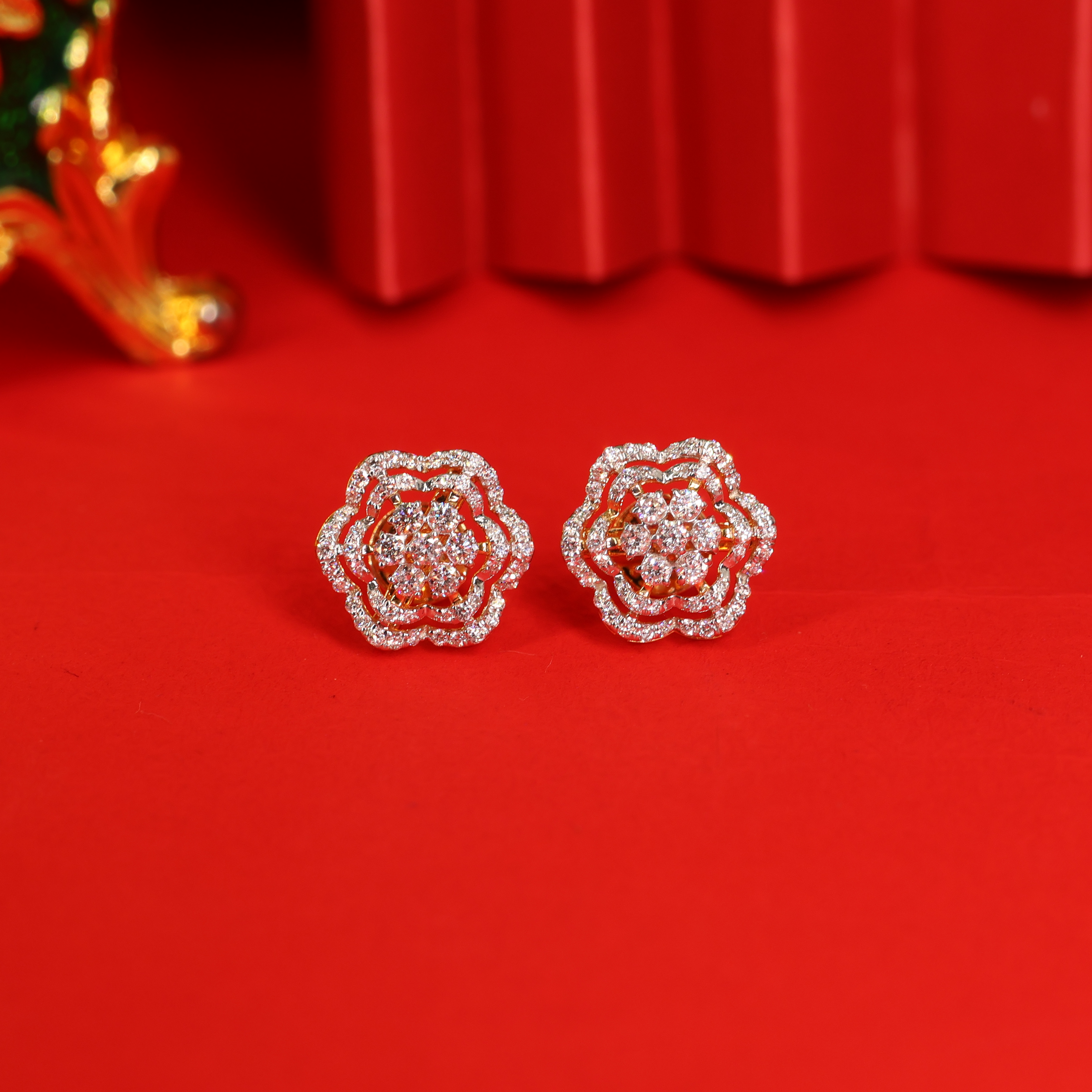 Real Diamond Earring 