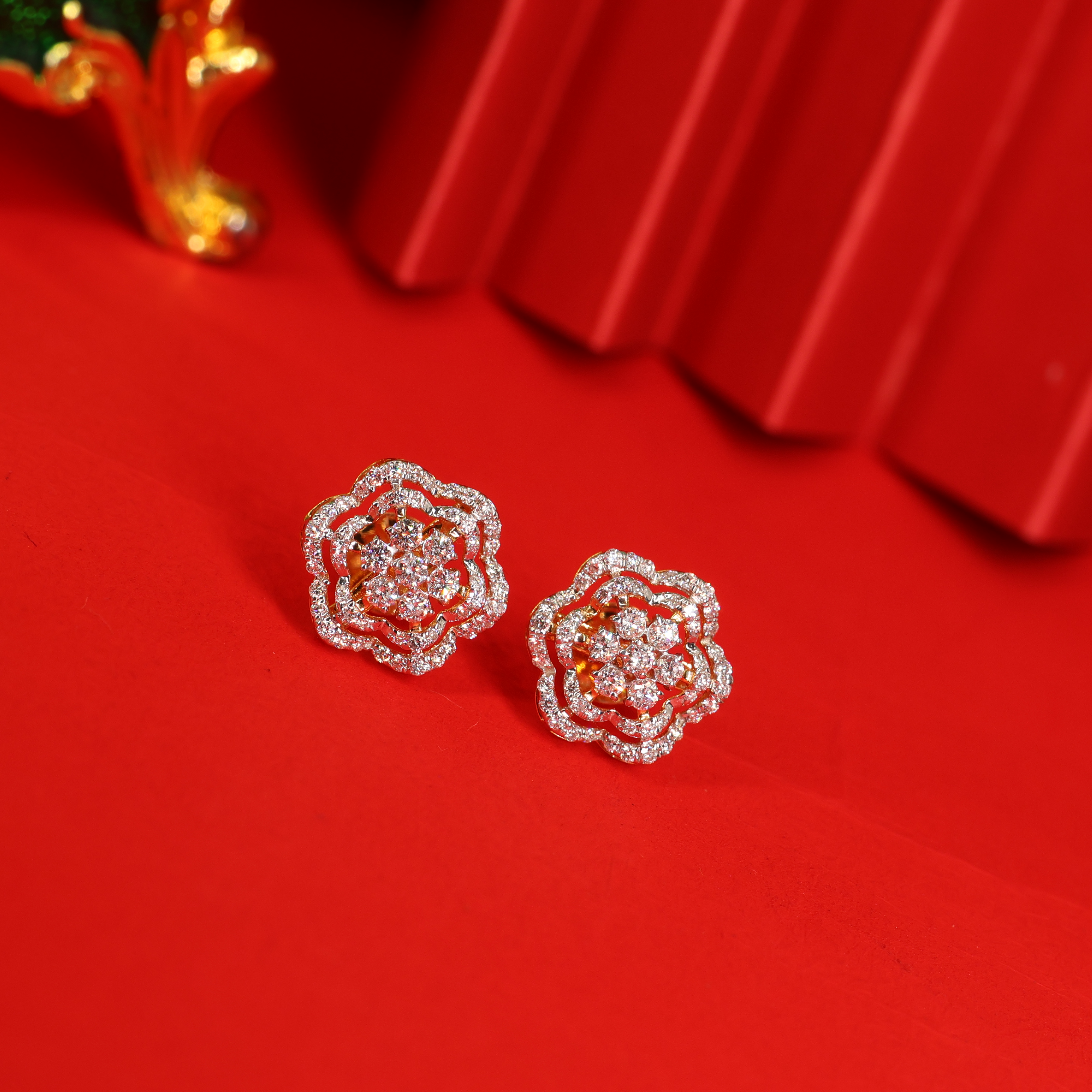 Real Diamond Earring 