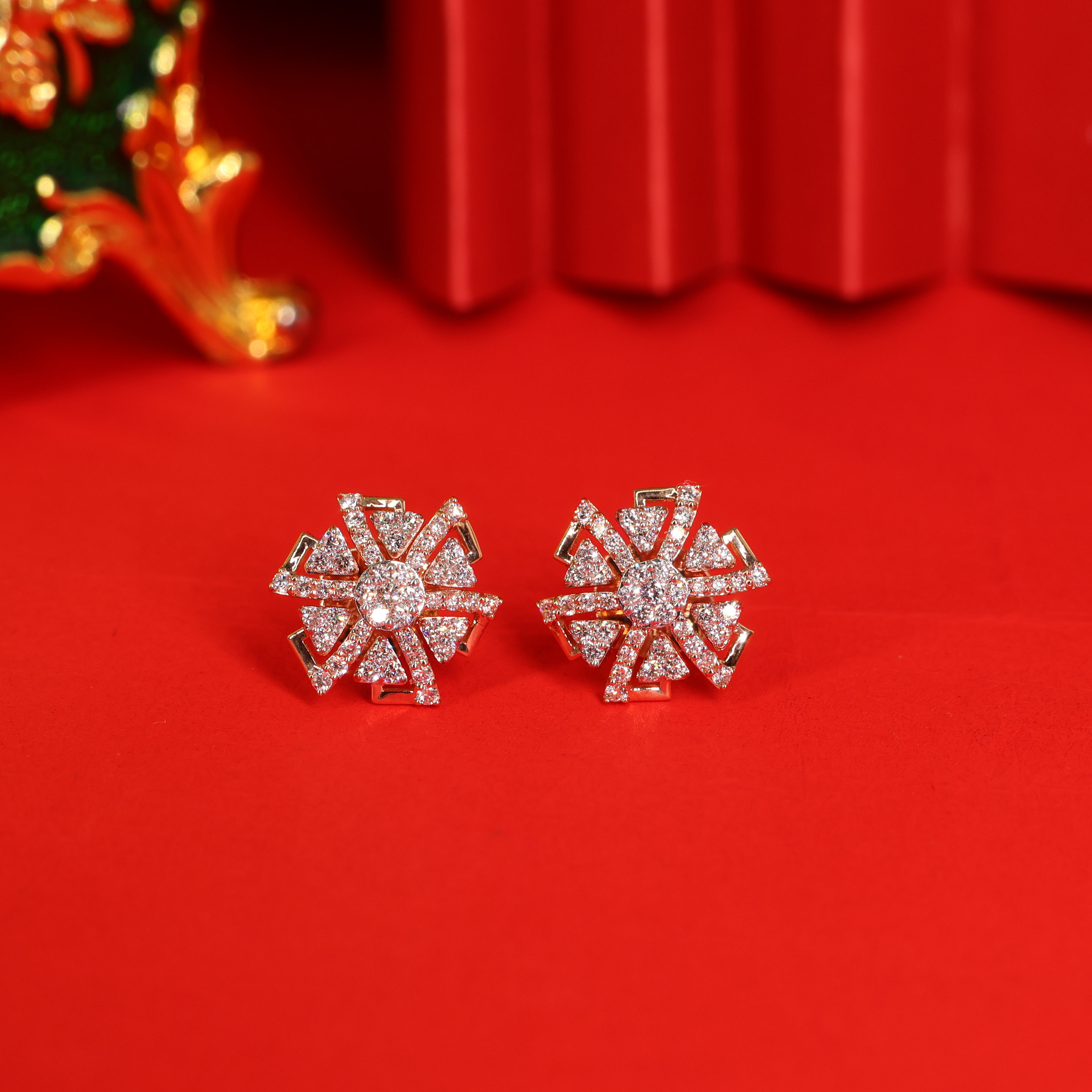 Real Diamond Earring 