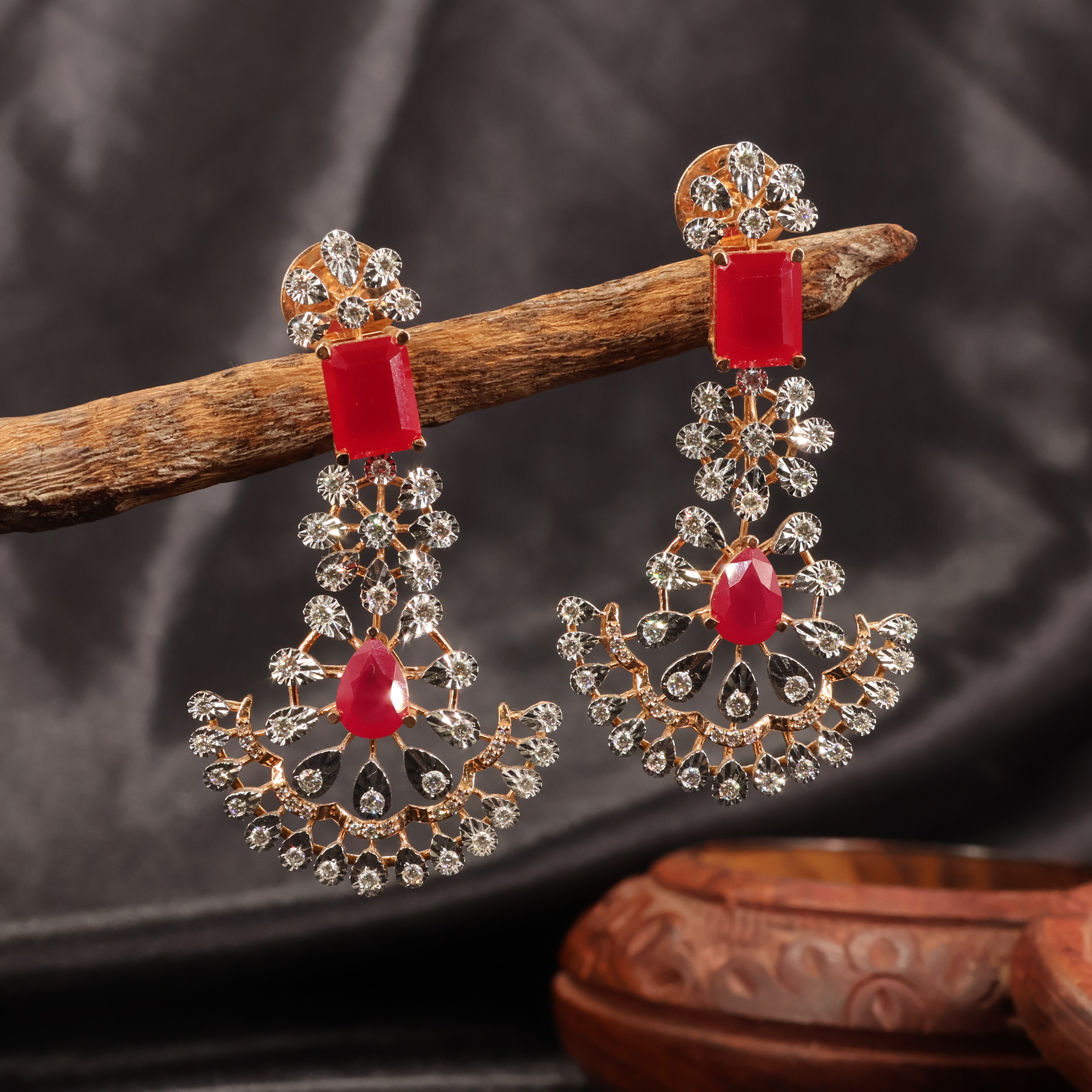 Real Diamond Necklace Earring 