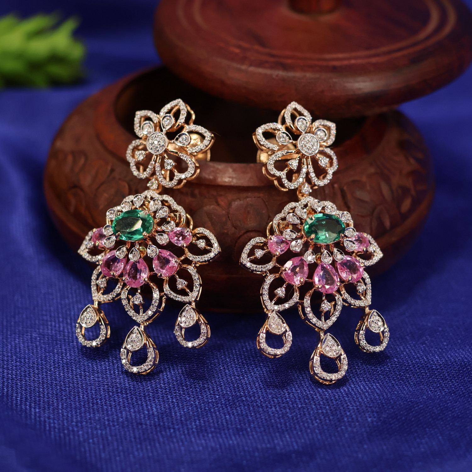 Real Diamond Necklace Earring 