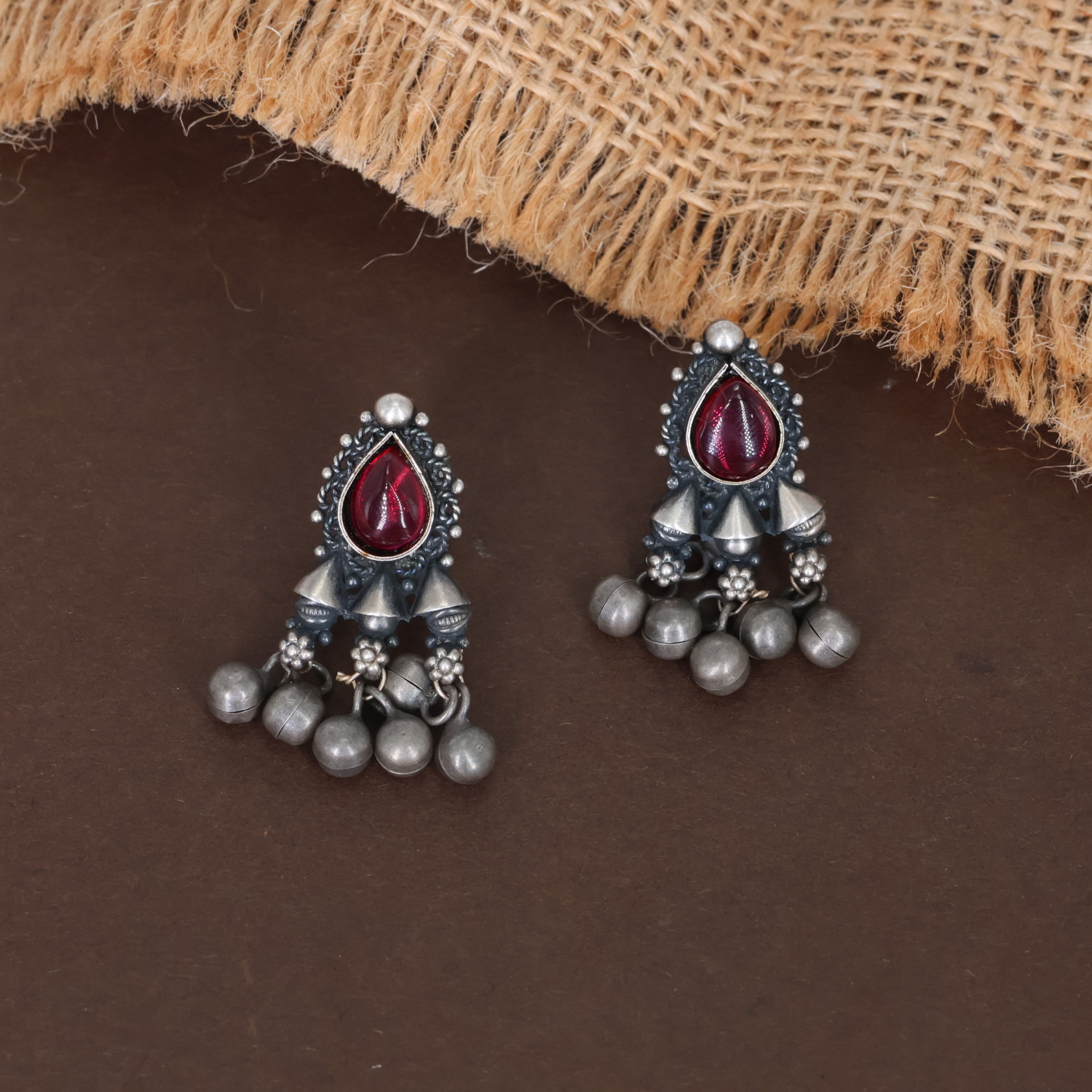 Silver Necklace Earring