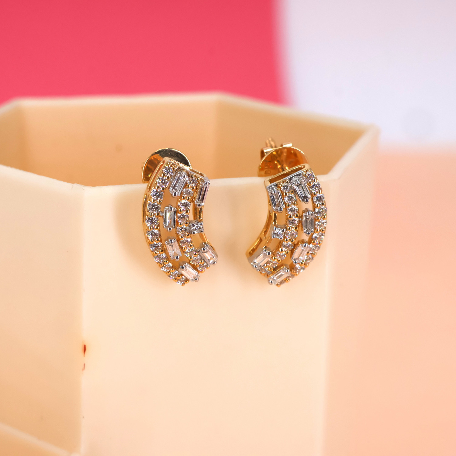 Real Diamond Earring 