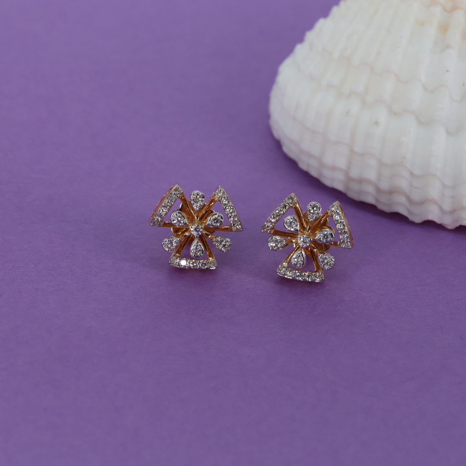 Real Diamond Earring 