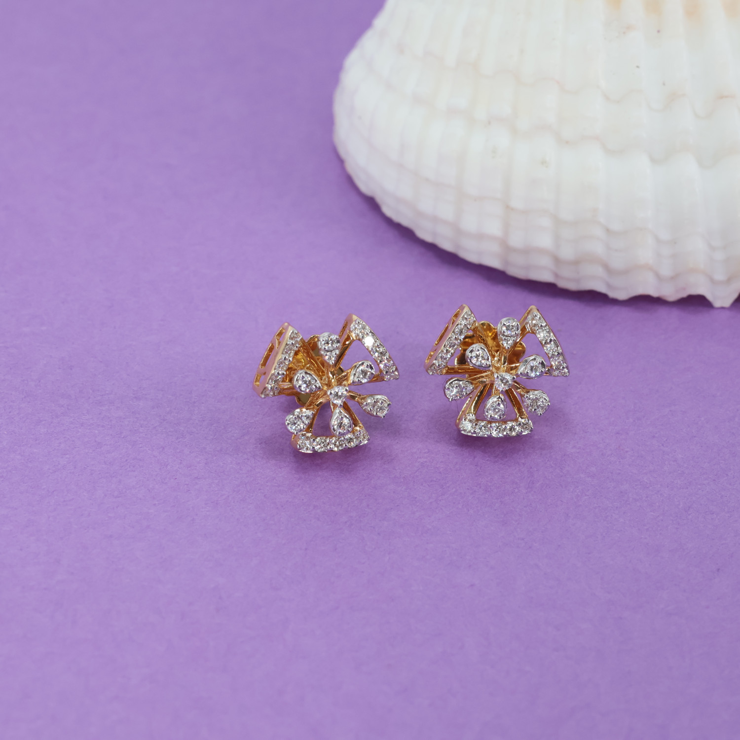 Real Diamond Earring 