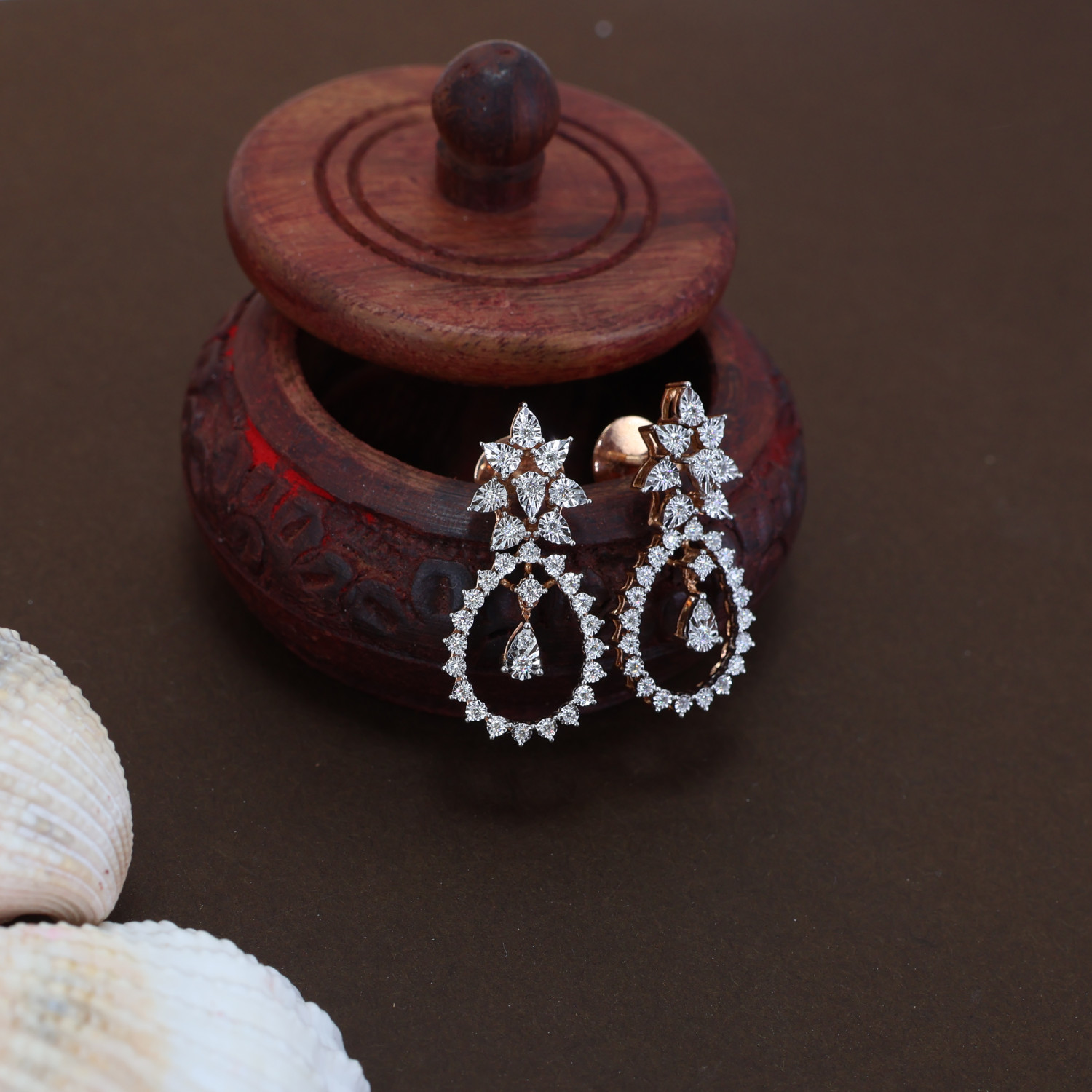 Real Diamond Necklace Earring 