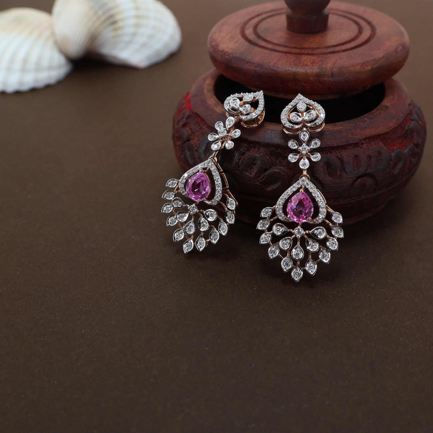 Real Diamond Necklace Earring 