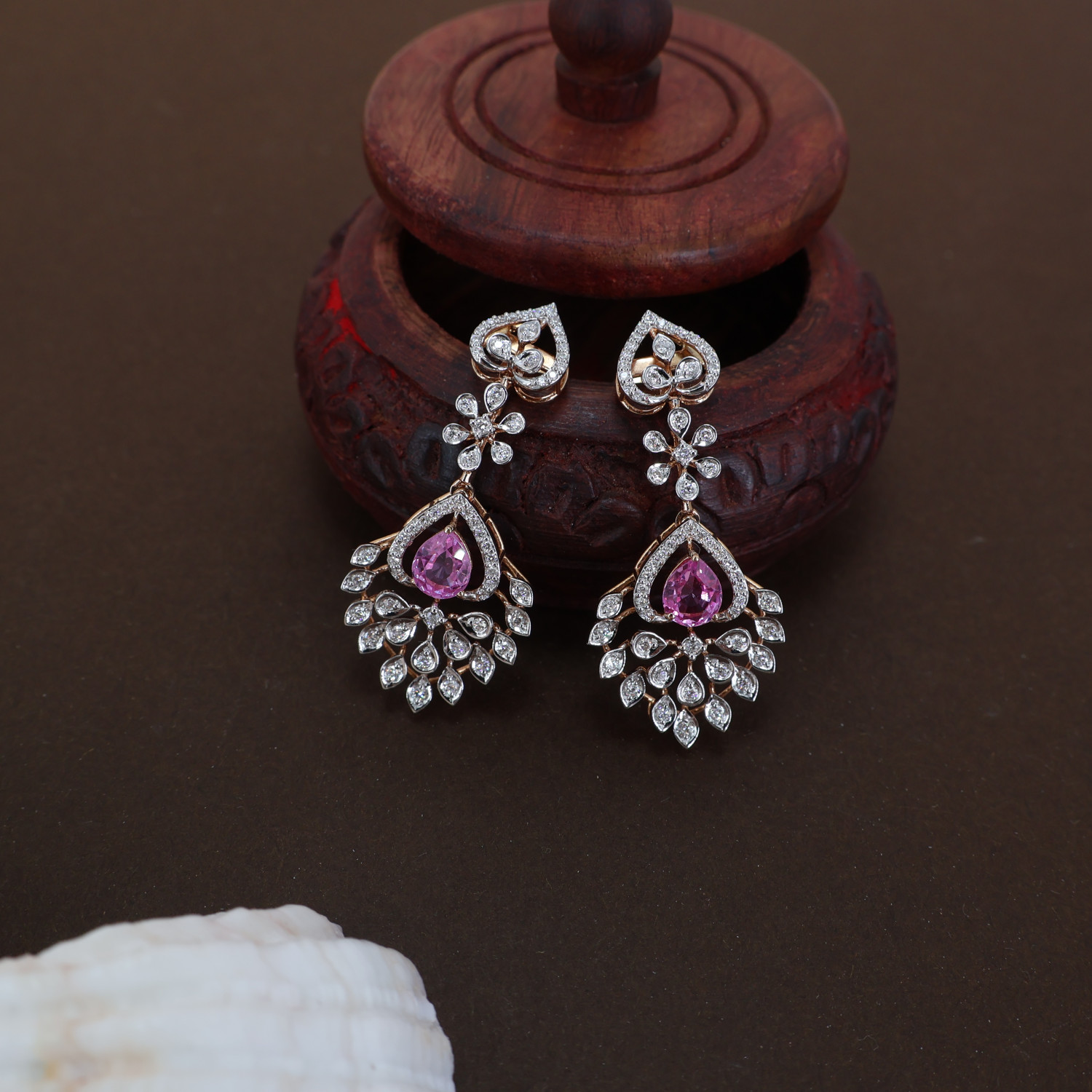 Real Diamond Necklace Earring 