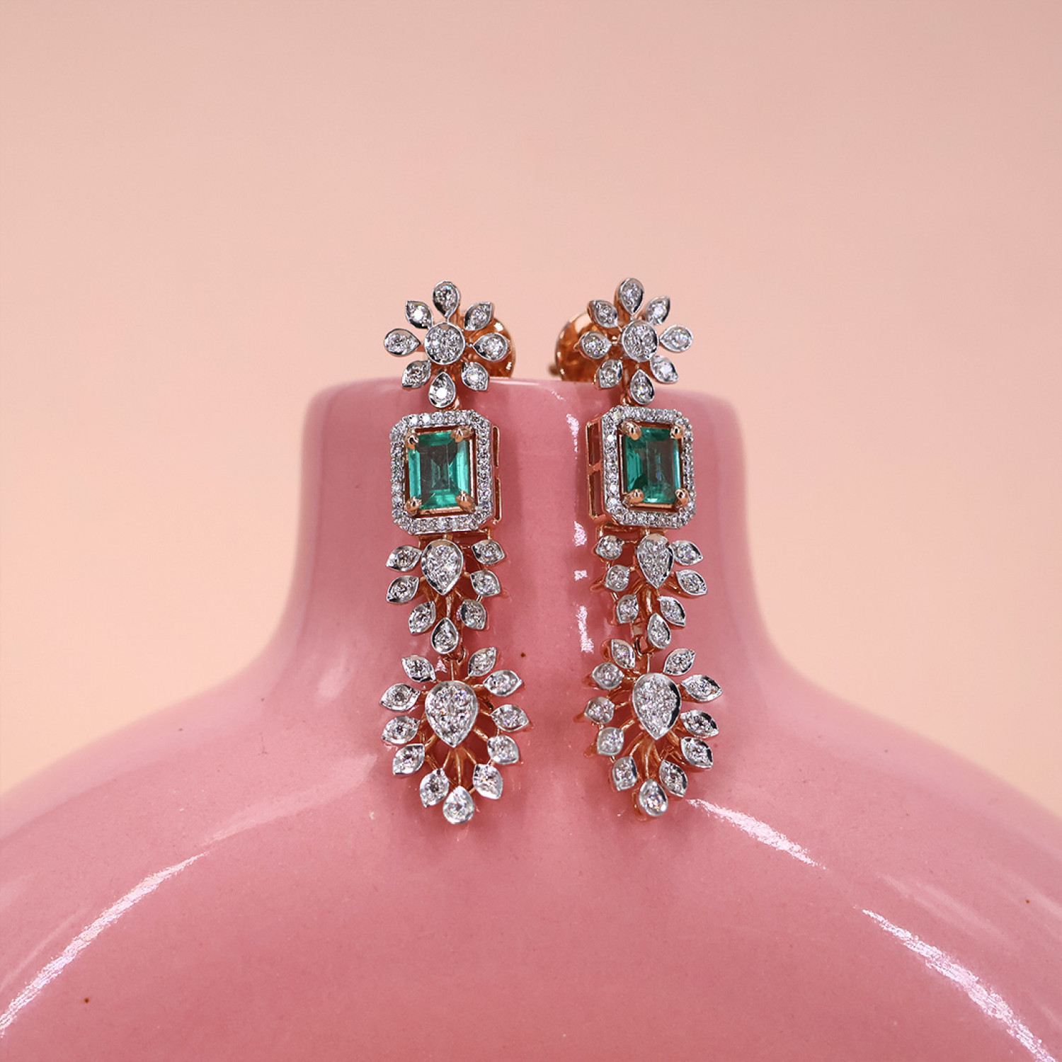 Real Diamond Necklace Earring 