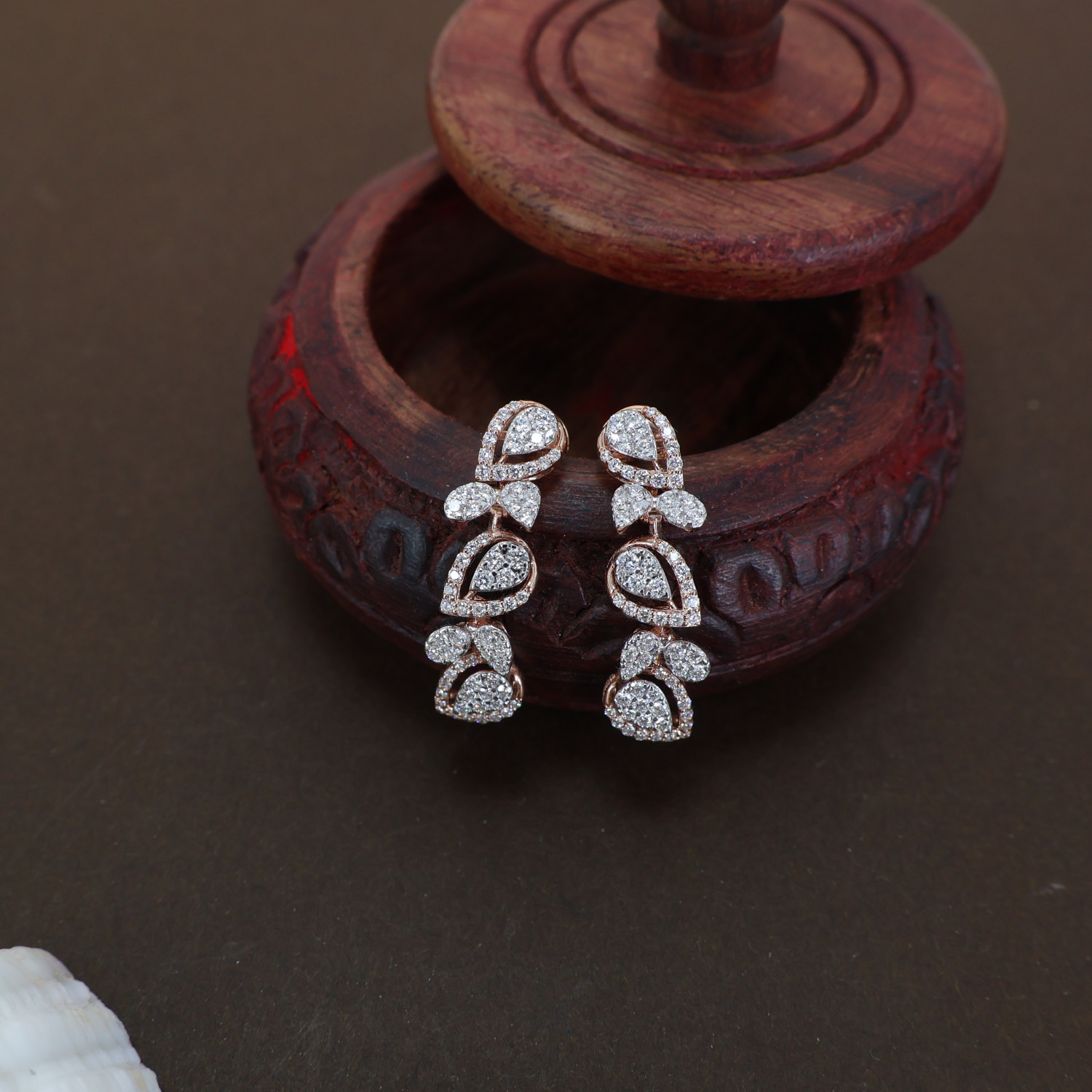 Real Diamond Necklace Earring 