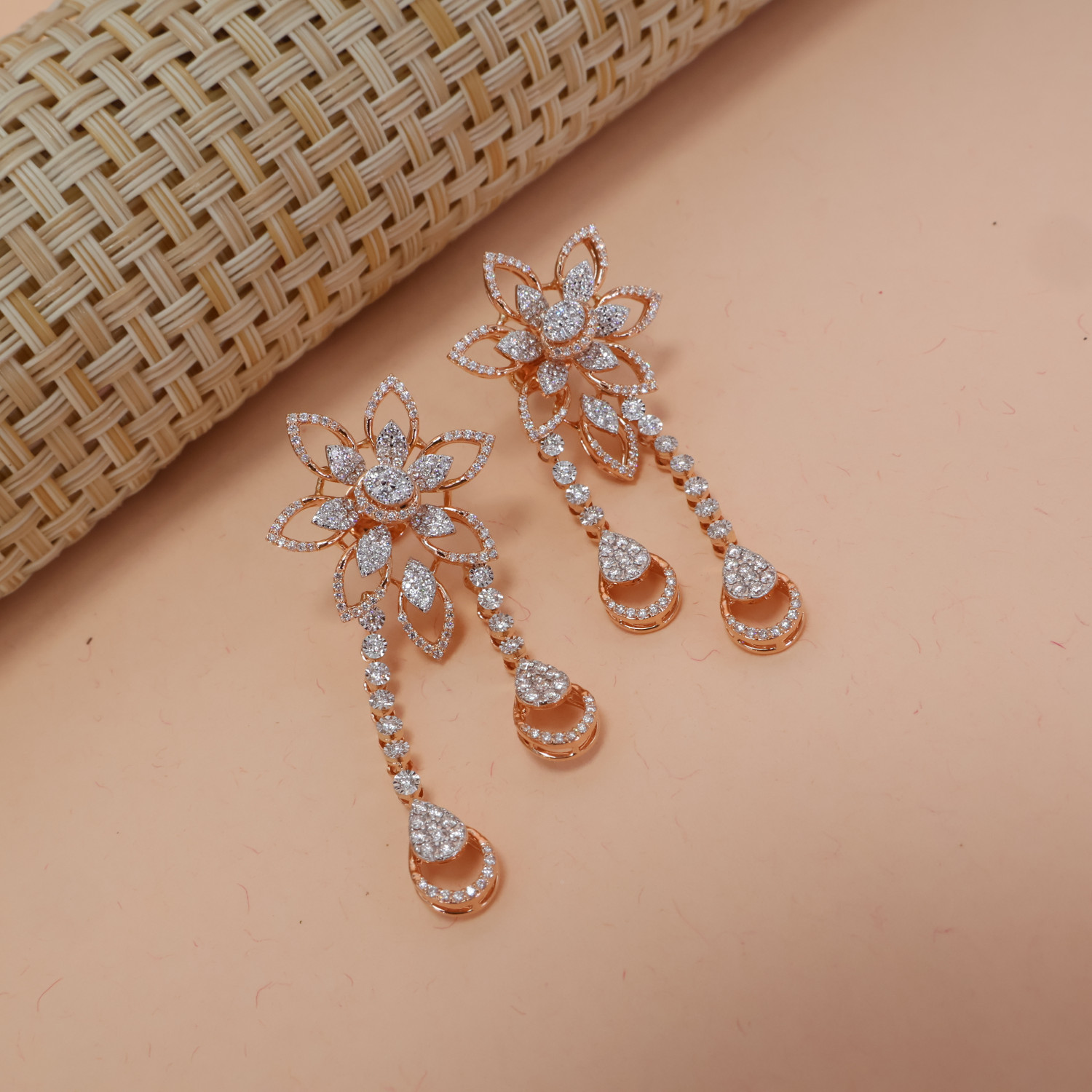 Real Diamond Necklace Earring 