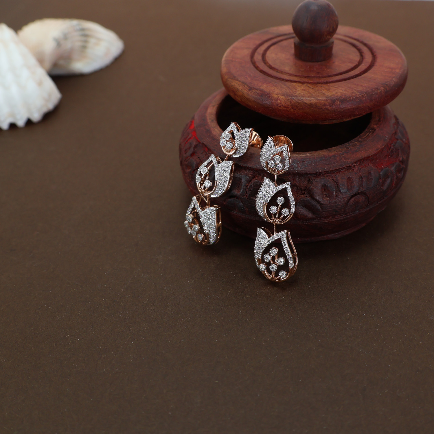 Real Diamond Necklace Earring 