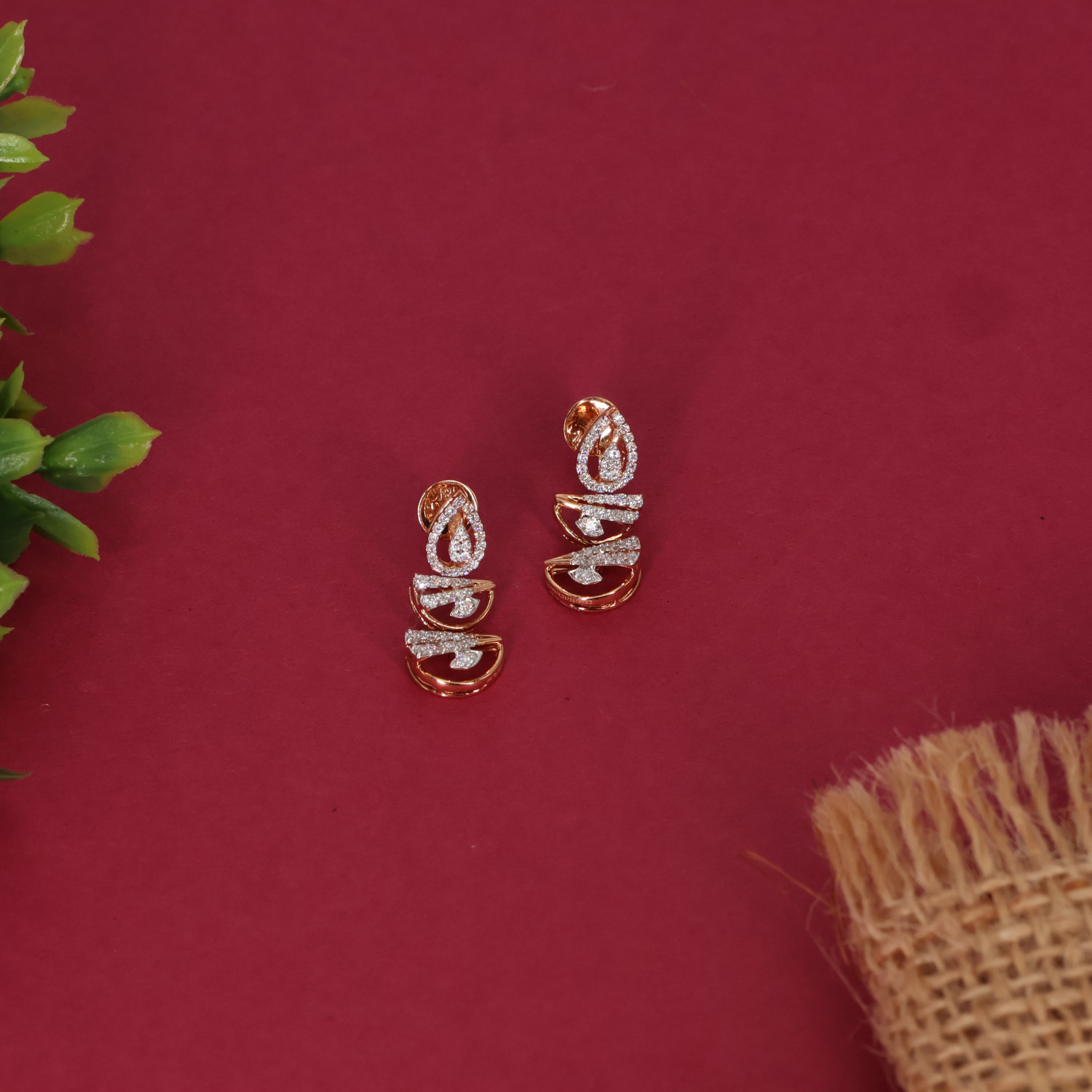 Real Diamond Earring