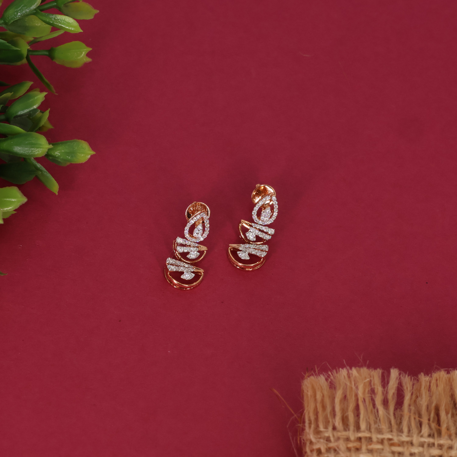 Real Diamond Earring