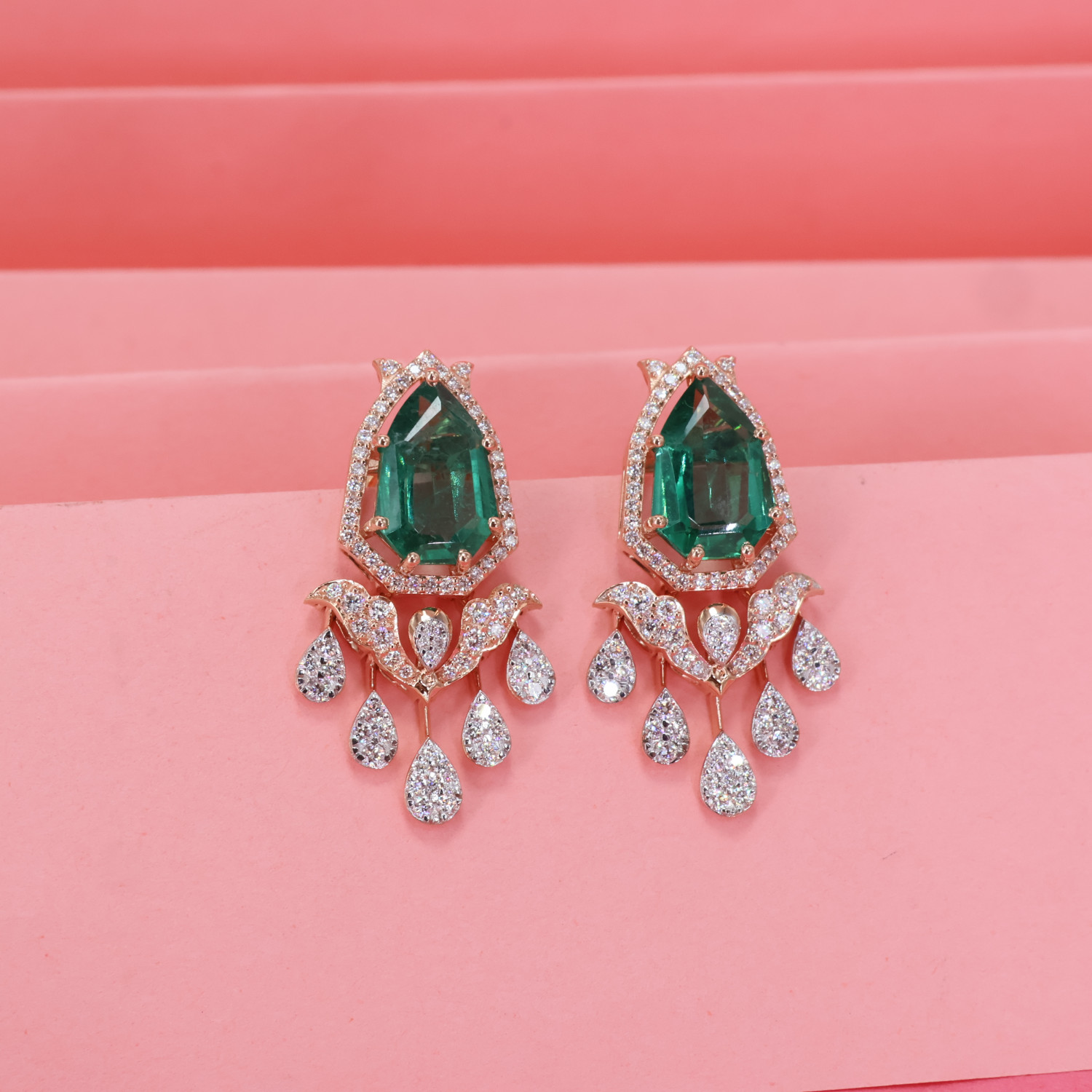 Real Diamond Necklace Earring 