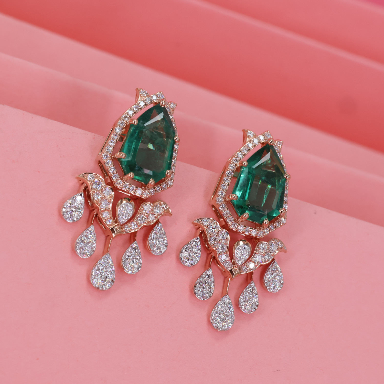 Real Diamond Necklace Earring 
