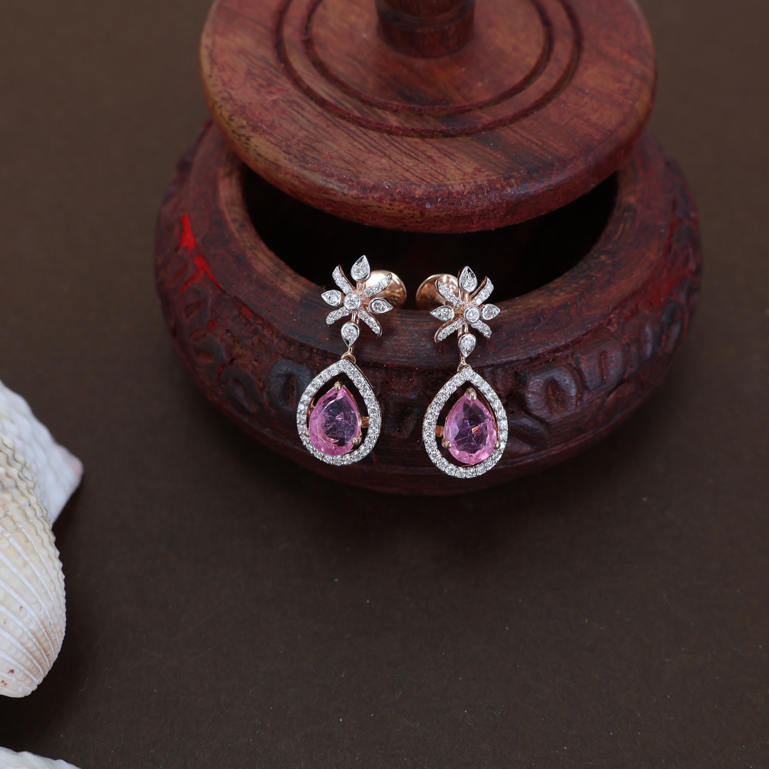 Real Diamond Necklace Earring 