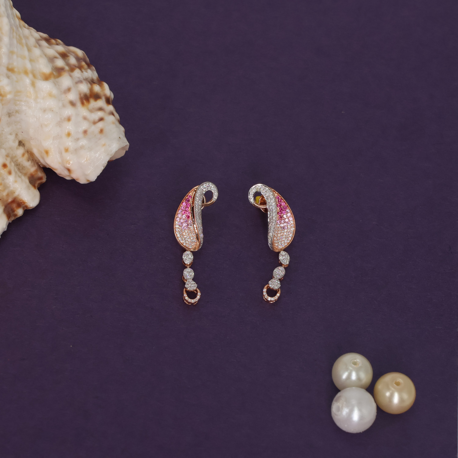 Real Diamond Earring
