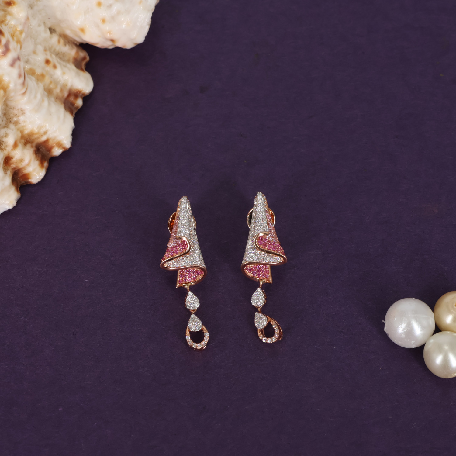 Real Diamond Earring