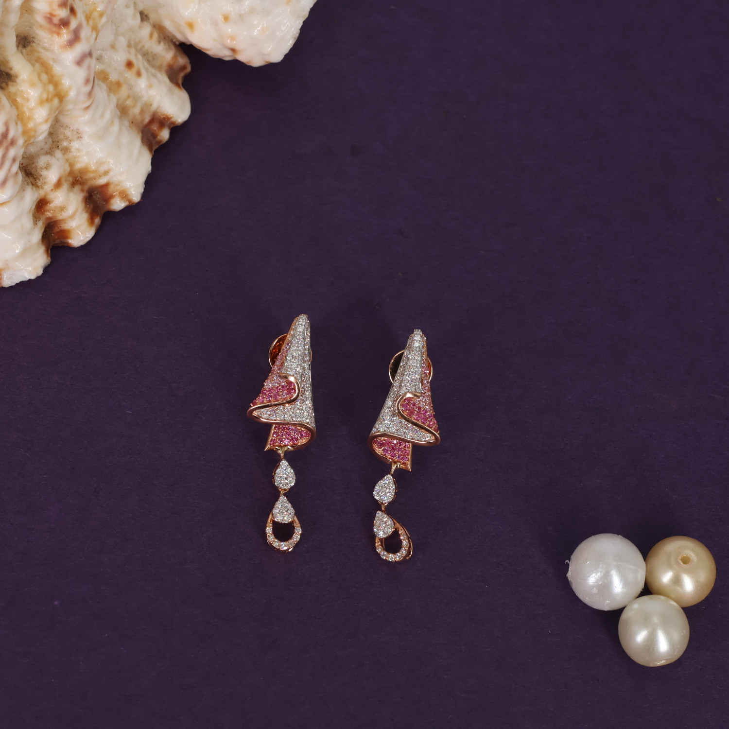 Real Diamond Earring