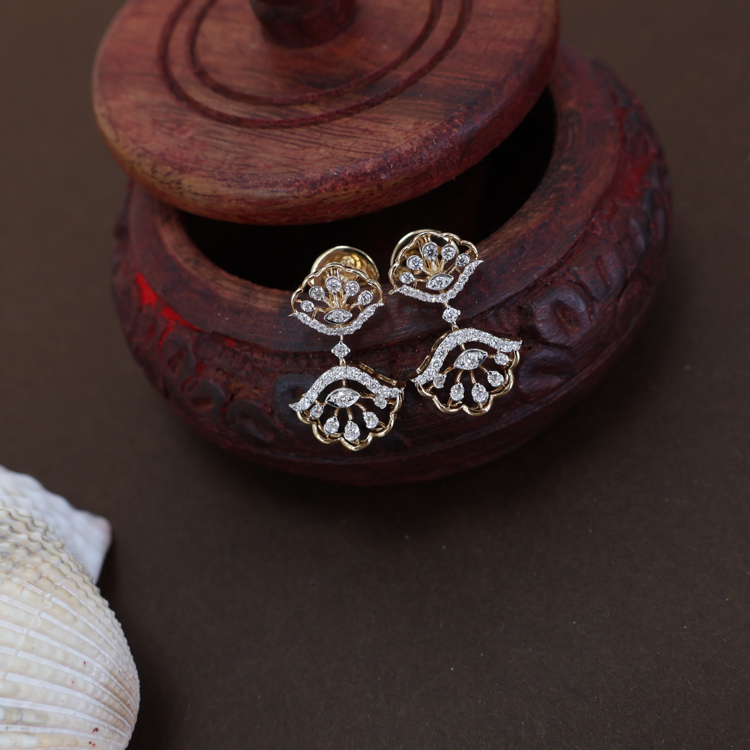 Real Diamond Necklace Earring 