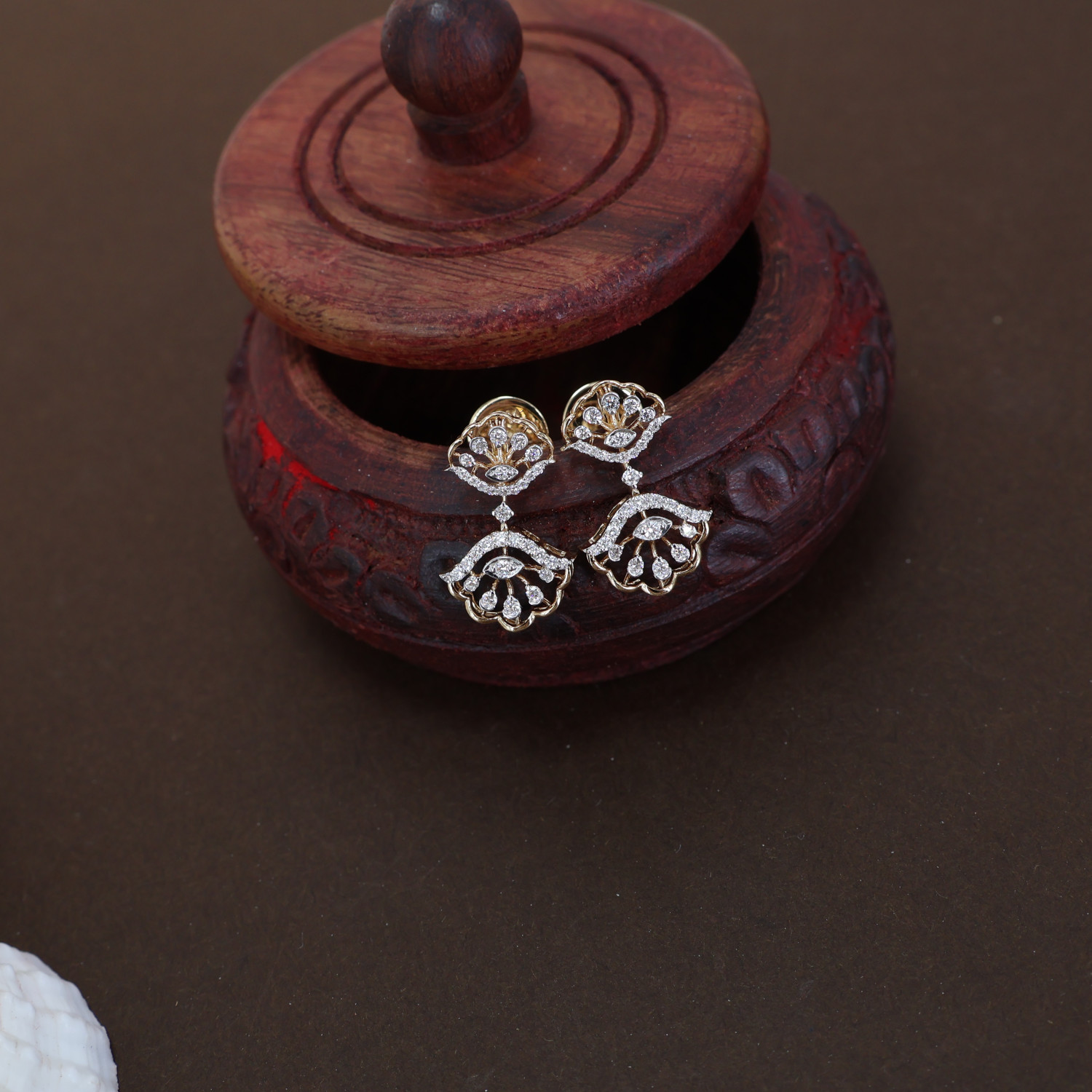 Real Diamond Necklace Earring 