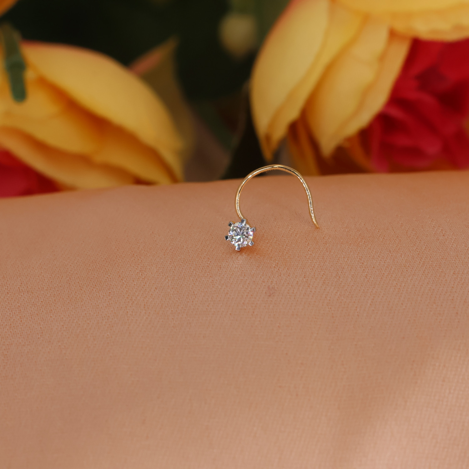 REAL DIAMOND NOSE PIN 