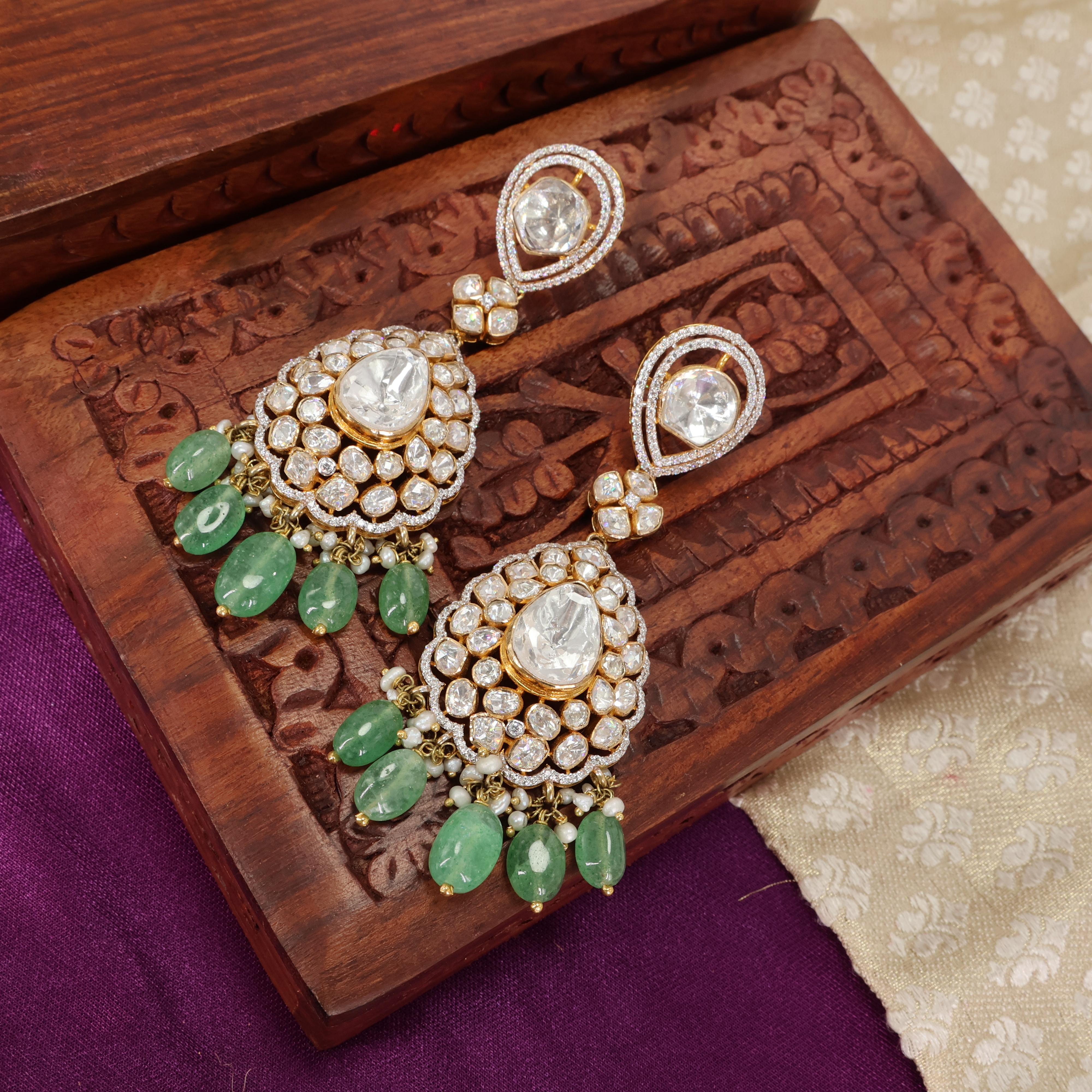 Delica Necklace Earring 